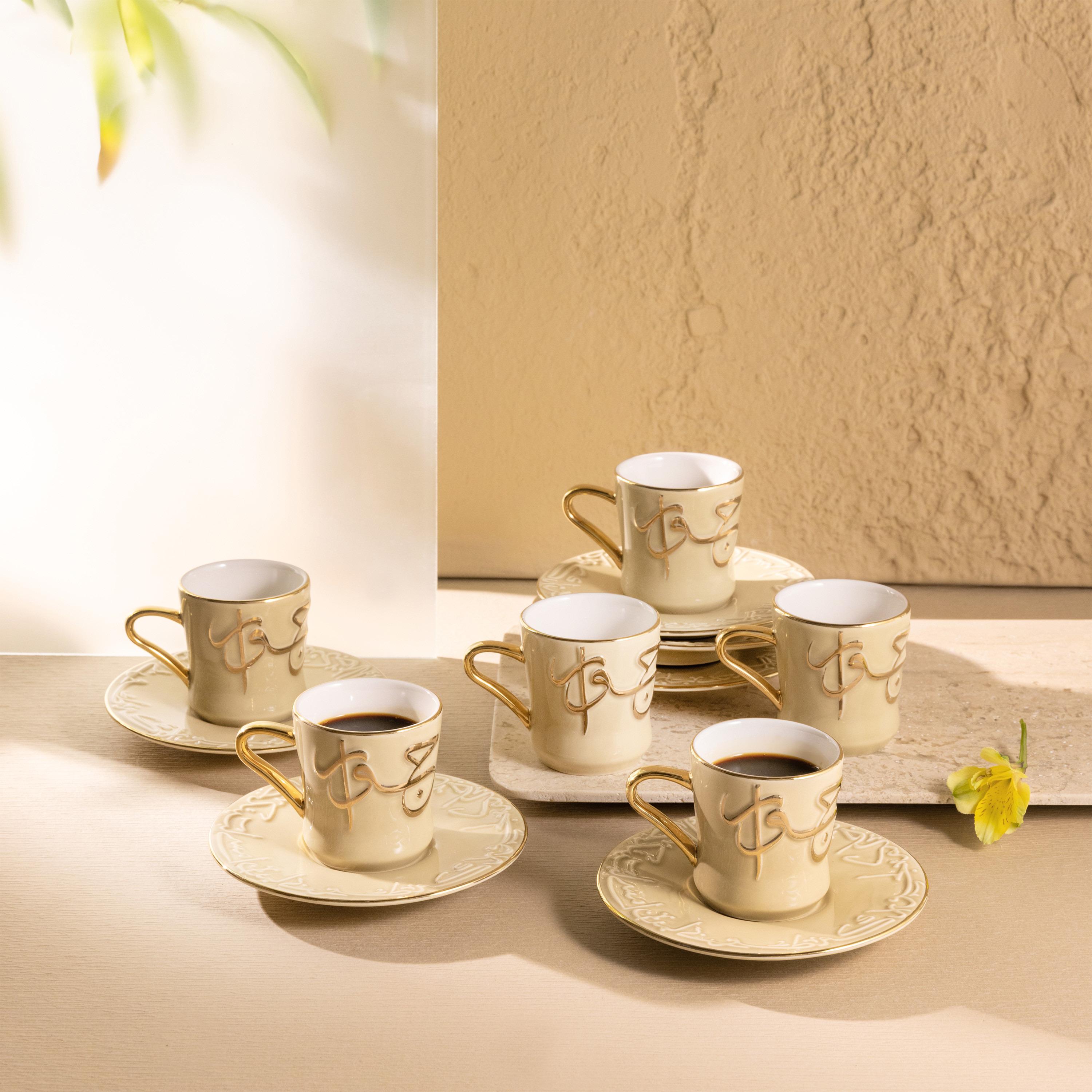 طقم فناجين شاي وصحون بورسلان 12 قطعة جيوار من أوتانتيك-household-dining-teaandcoffee-teaandcoffeesets-image-6
