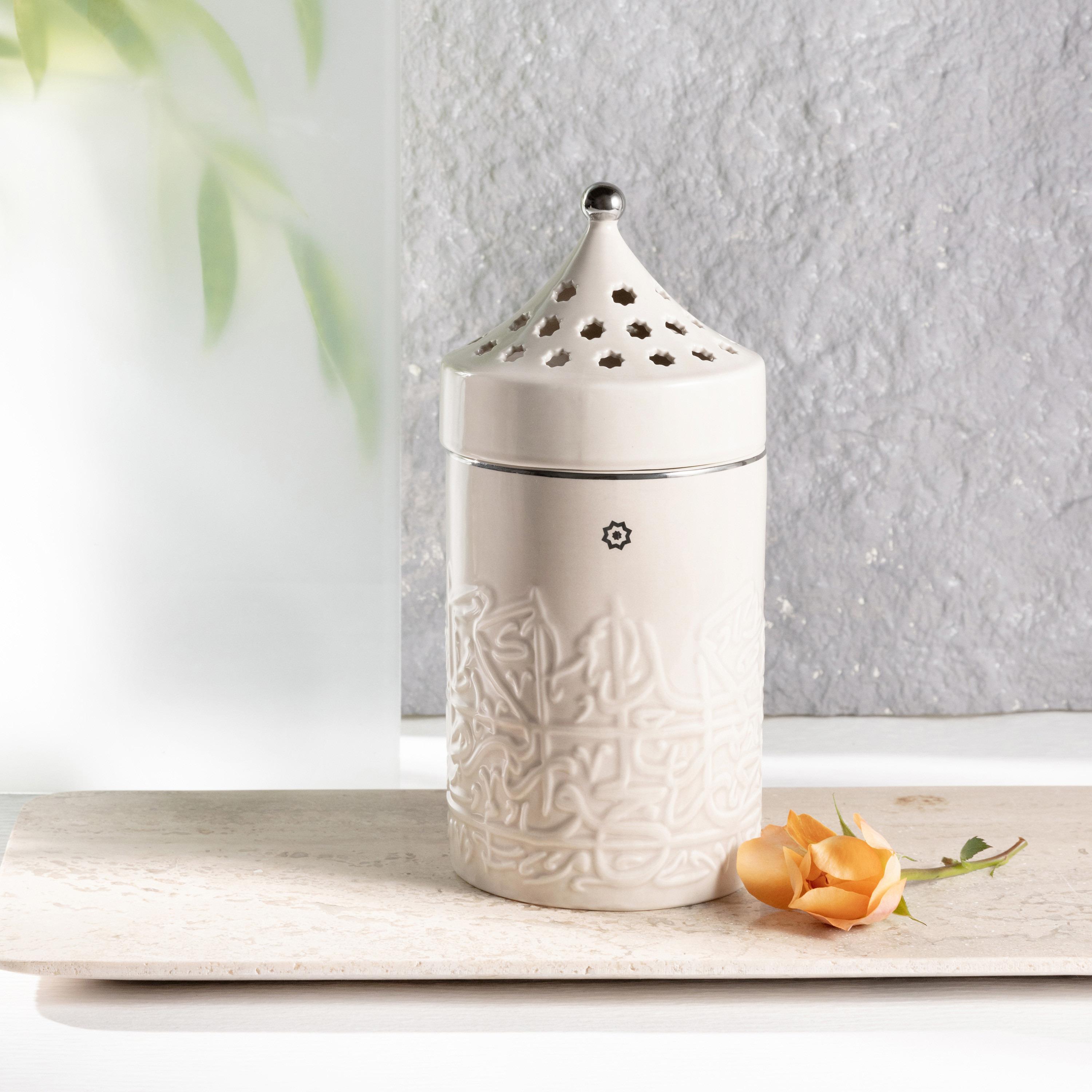 مبخرة بارزة الملمس أصالة من أوتانتيك - 10x10x20 سم-household-homefragrance-burners-image-2