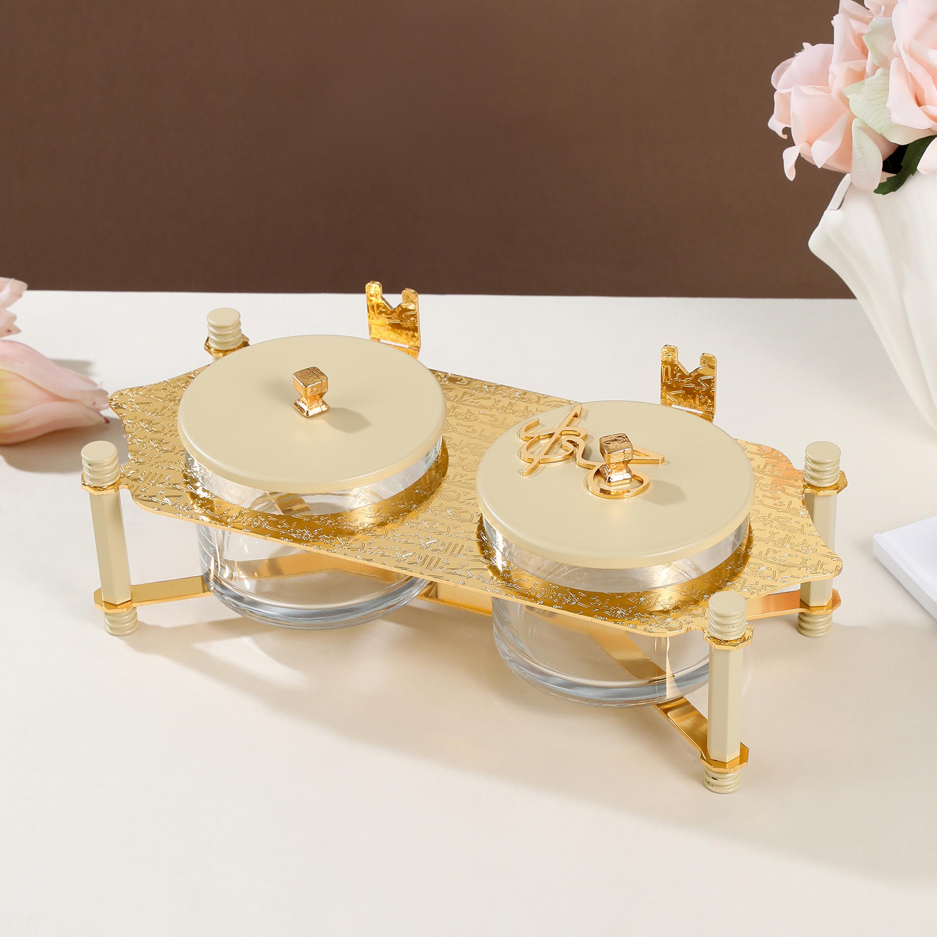 Jiwar Nut Serving Bowl with Lid and Tray-household-dining-serveware-chipsanddip-image-3