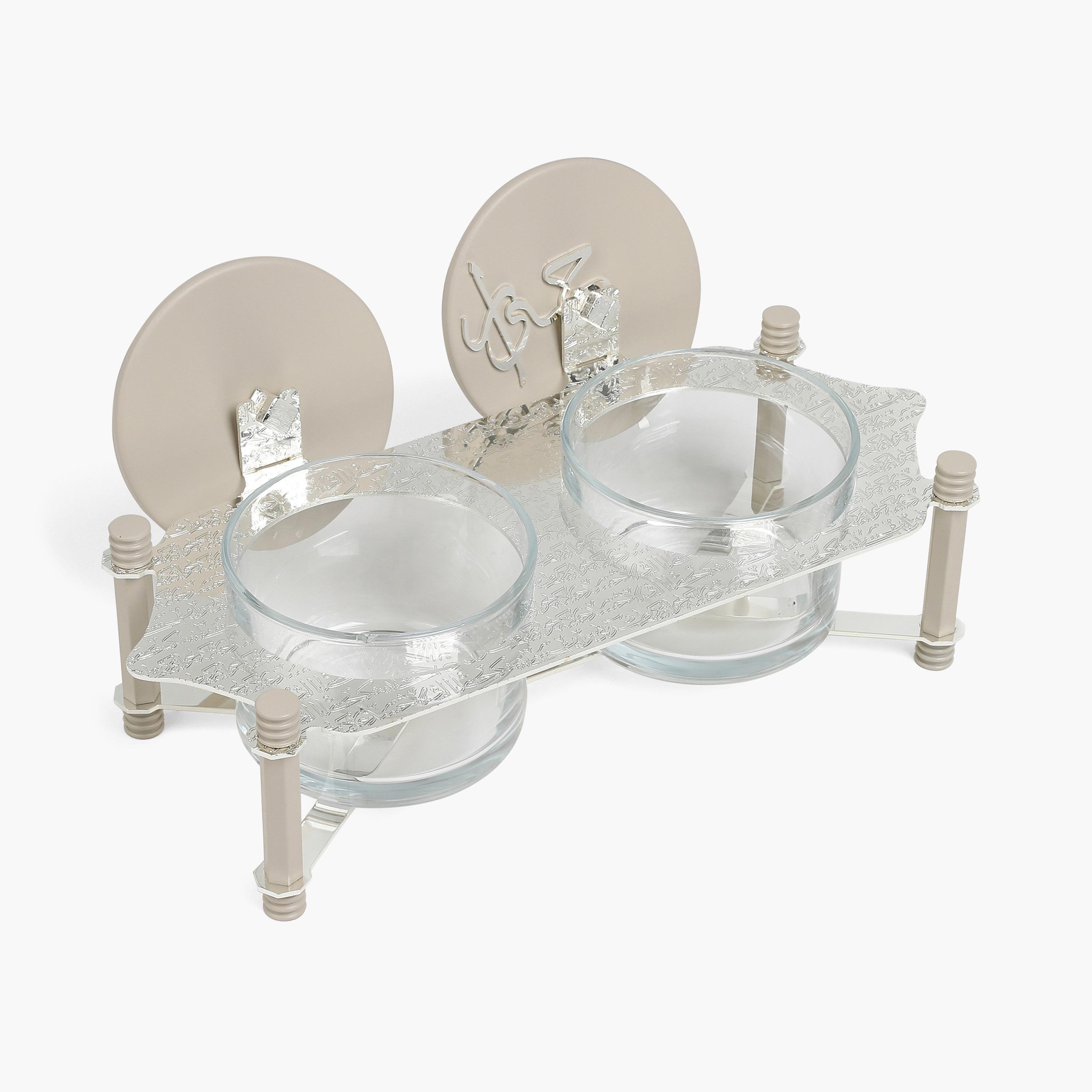 وعاء تقديم مكسرات مع غطاء وصينية جوار من أوتانتيك-household-dining-serveware-chipsanddip-image-4