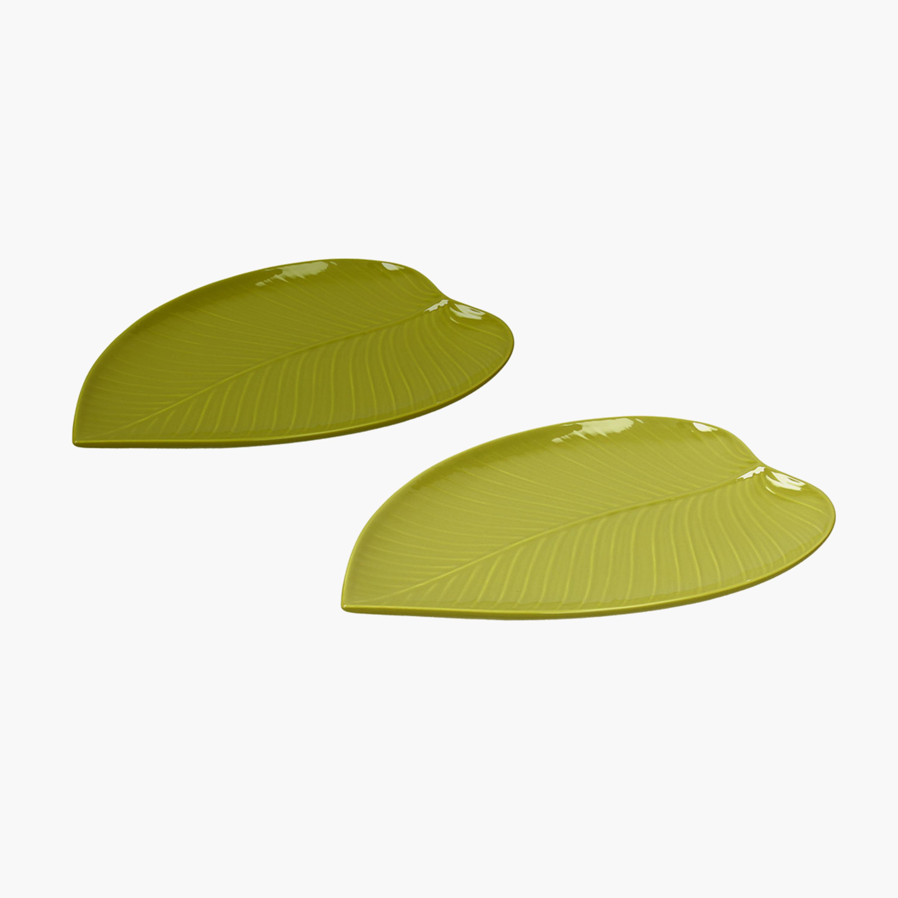 Leaf 2-Piece Dish Set-household-dining-serveware-servingplatters-image-1