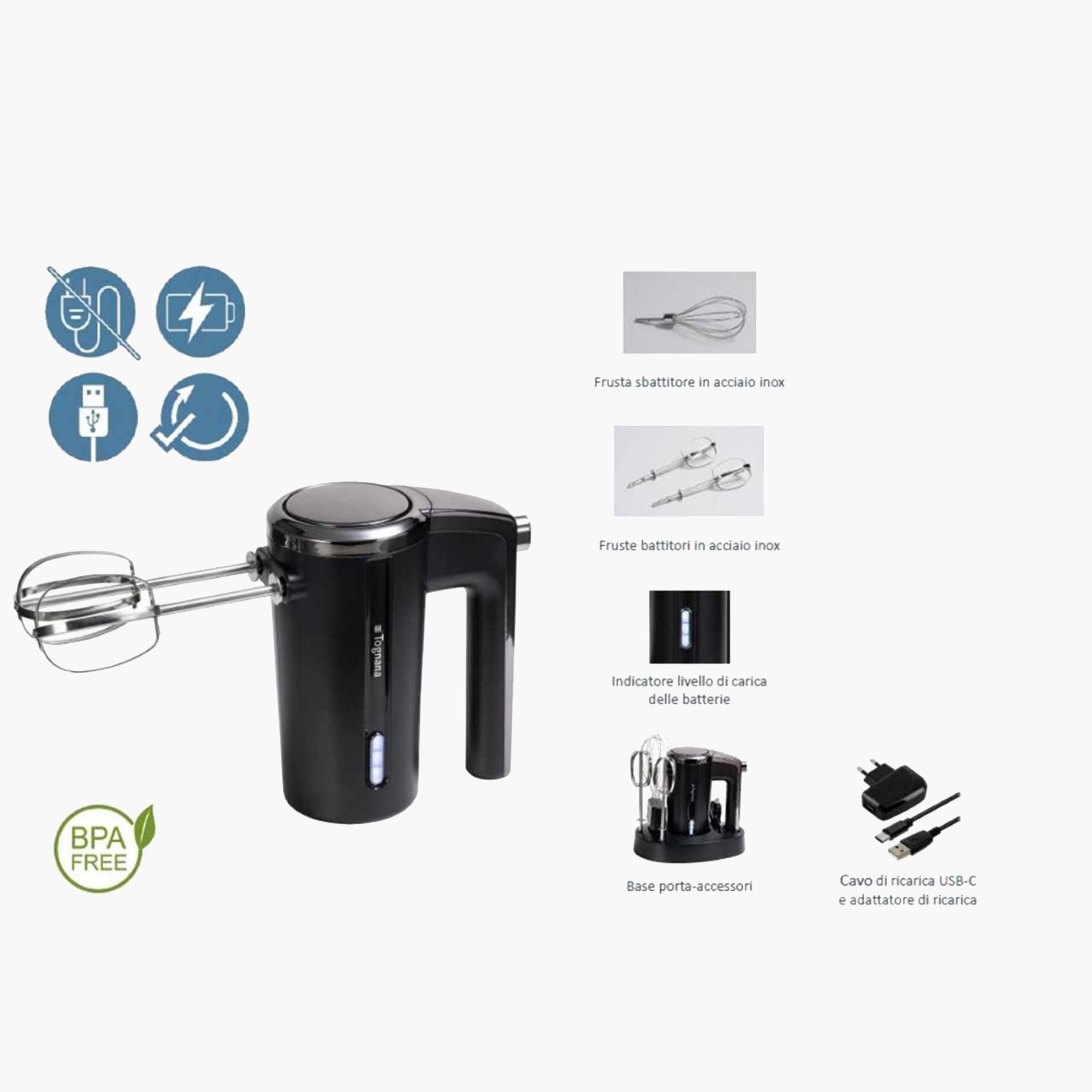 Avantspa Cordless Rechargeable Hand Mixer-household-appliances-kitchenappliances-blendersmixersandgrinders-image-5