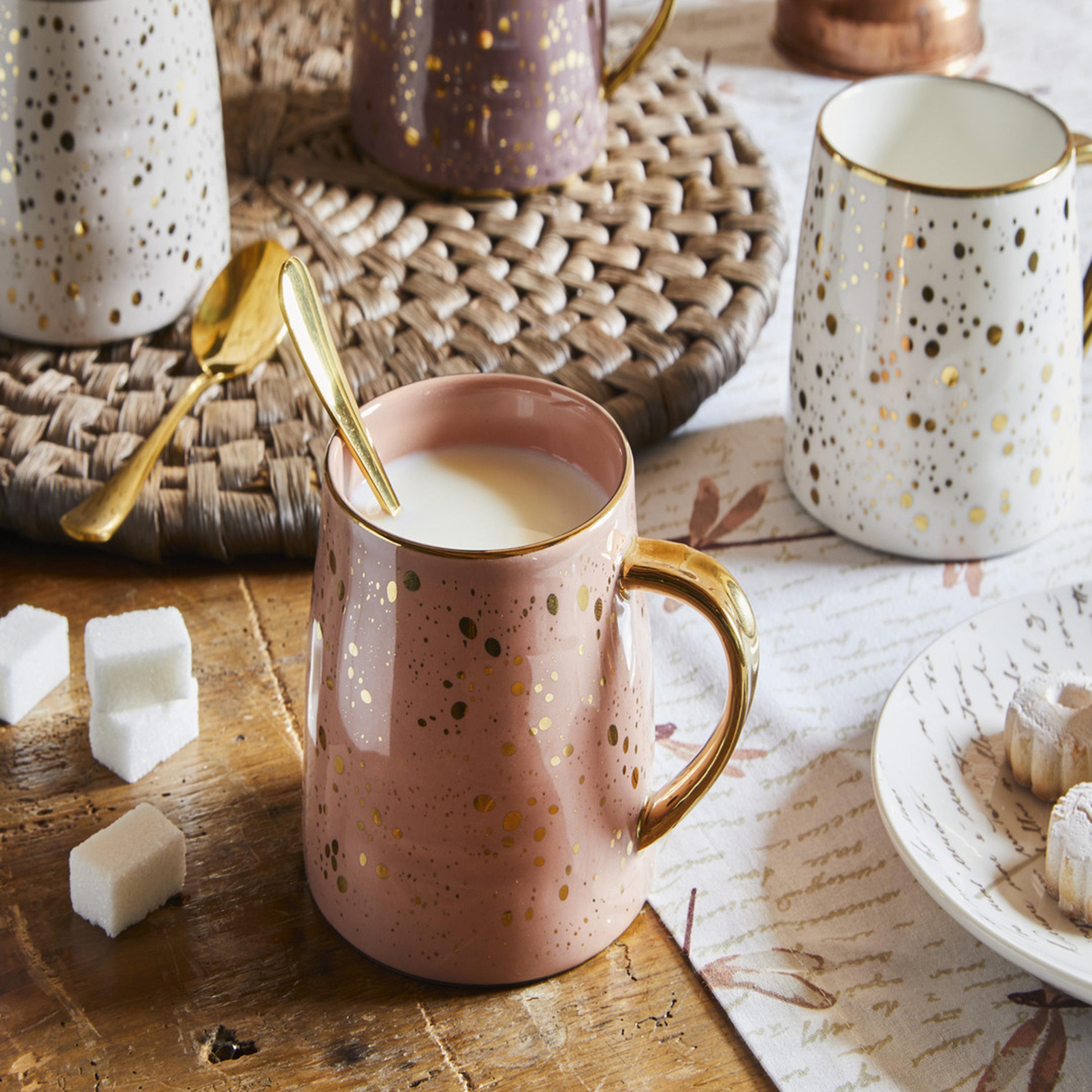 Des Arts Chic 4-Piece Porcelain Mug Set - 340 ml-household-dining-teaandcoffee-mugsandcups-image-3