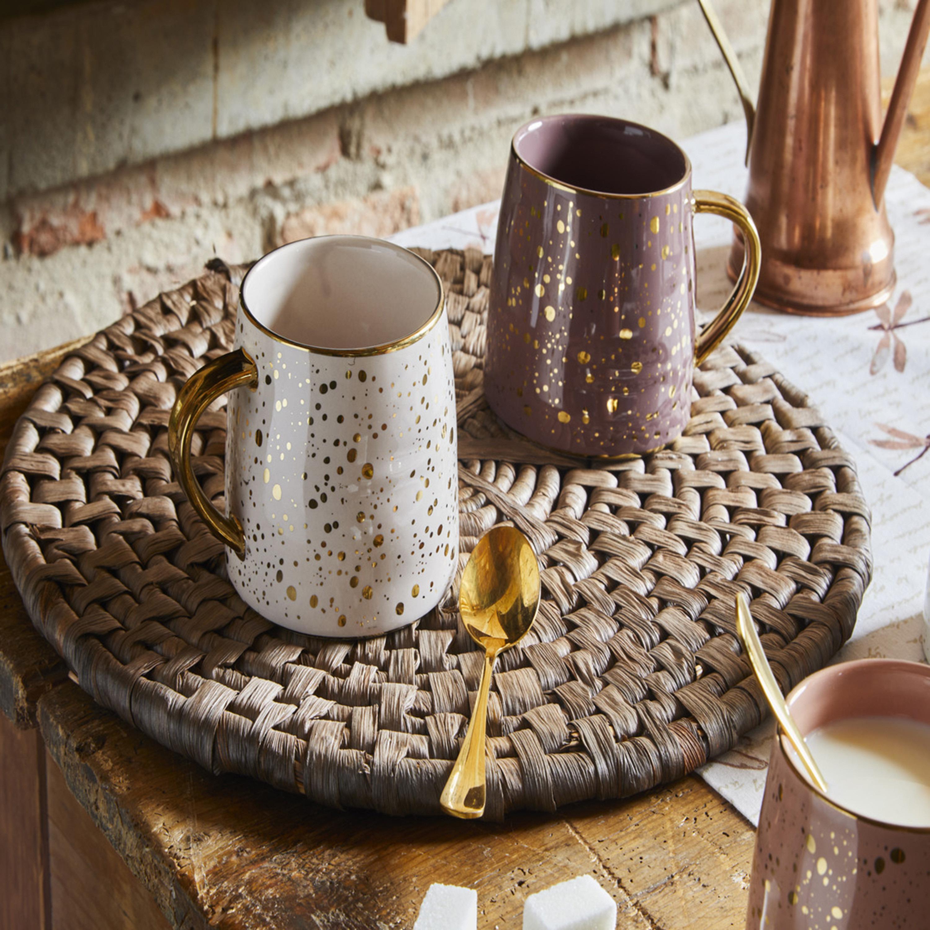 Des Arts Chic 4-Piece Porcelain Mug Set - 340 ml-household-dining-teaandcoffee-mugsandcups-image-4