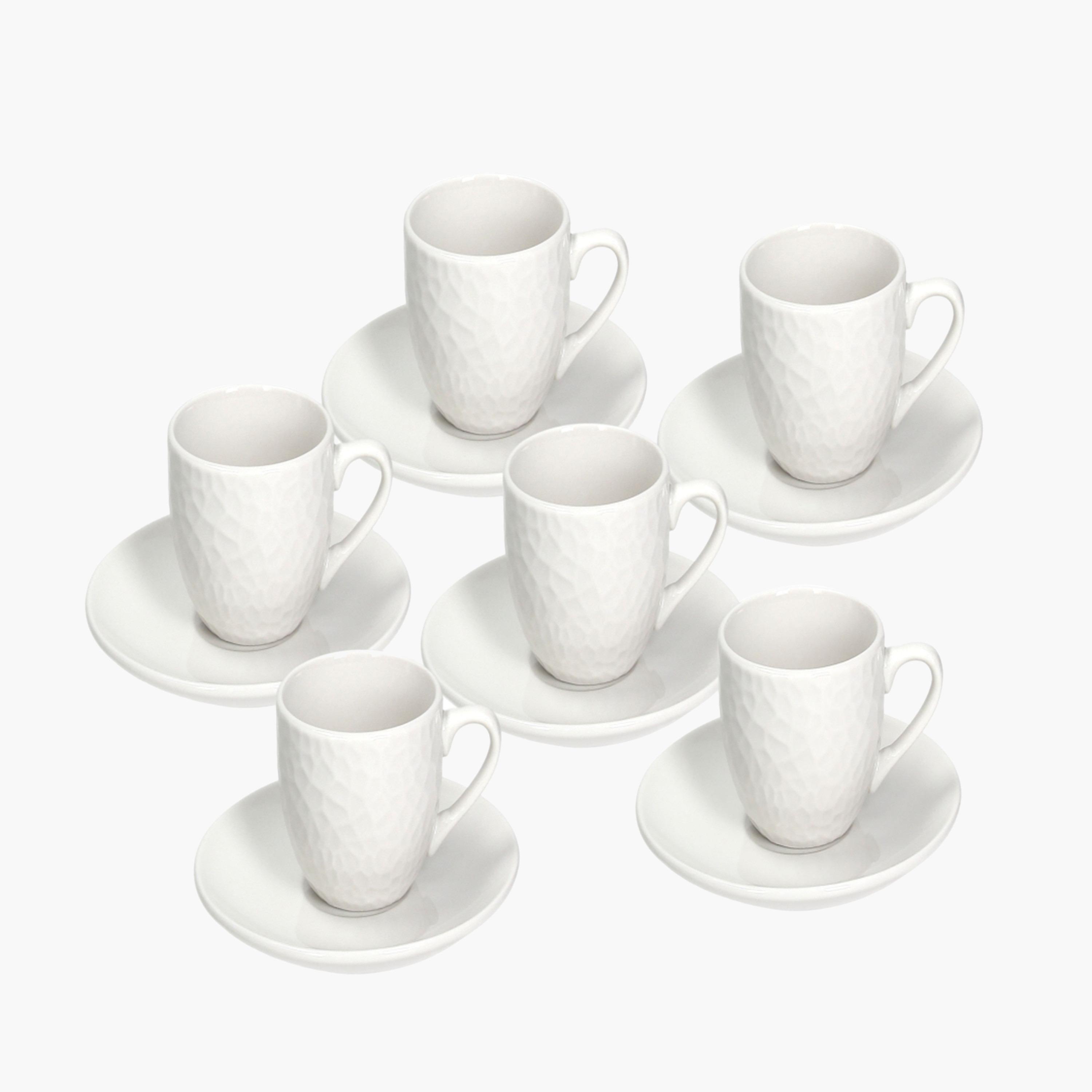 Porcelain 12-Piece Cup and Saucer Set - 90 ml-household-dining-teaandcoffee-teaandcoffeesets-image-1