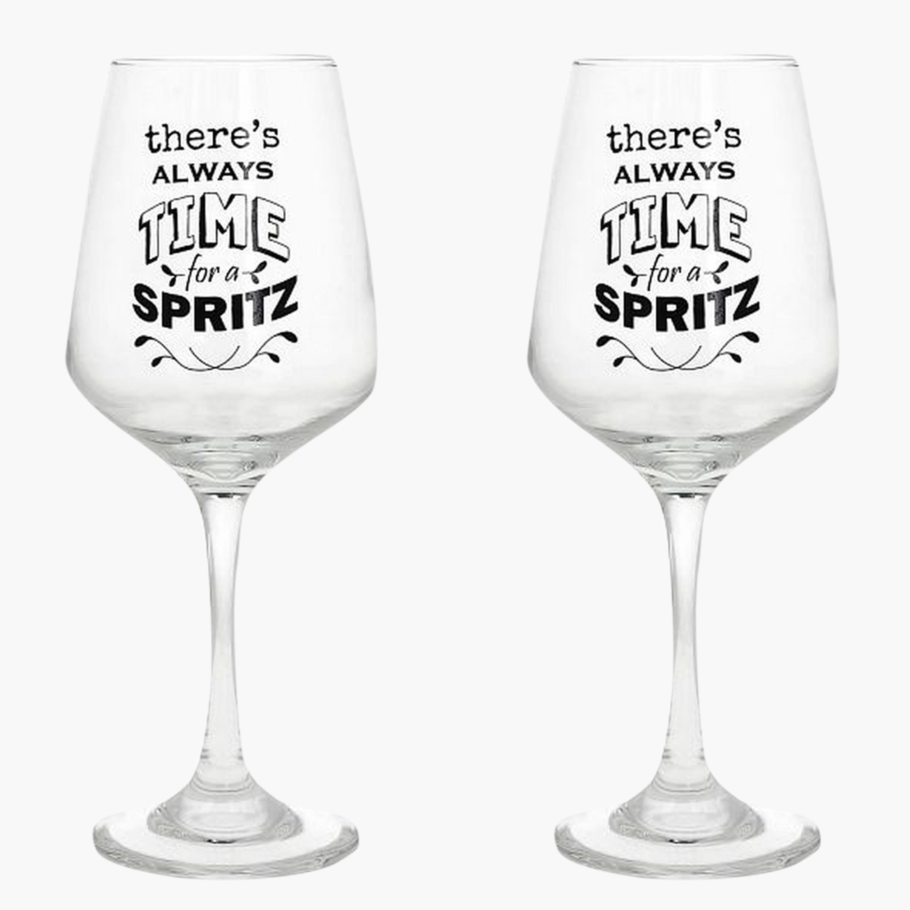 Lets Party 2-Piece Stem Glass Set - 420 ml-household-dining-glassware-stemware-image-1