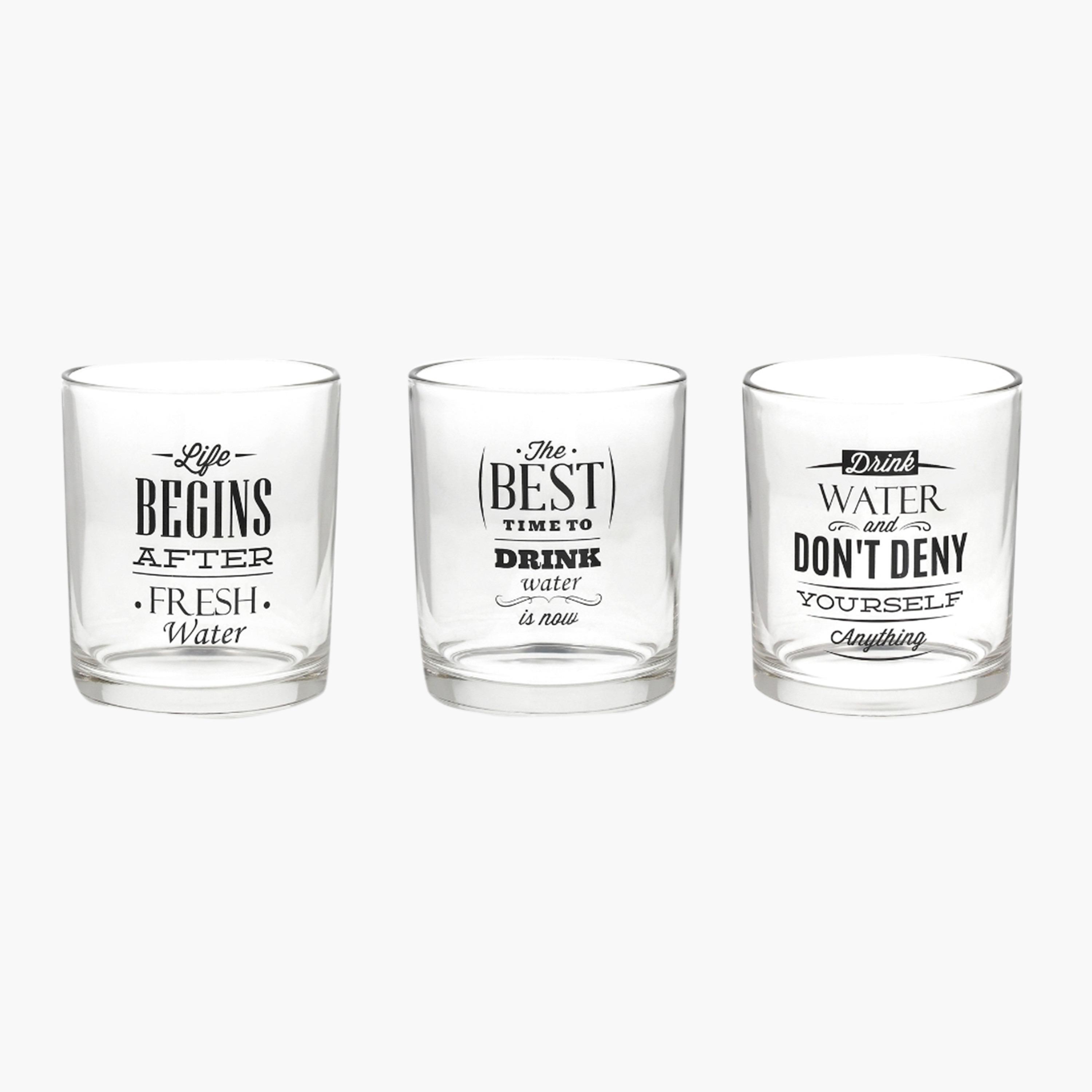 Glass 3-Piece Tumbler Set - 300 ml-household-dining-glassware-drinkingglasses-image-1