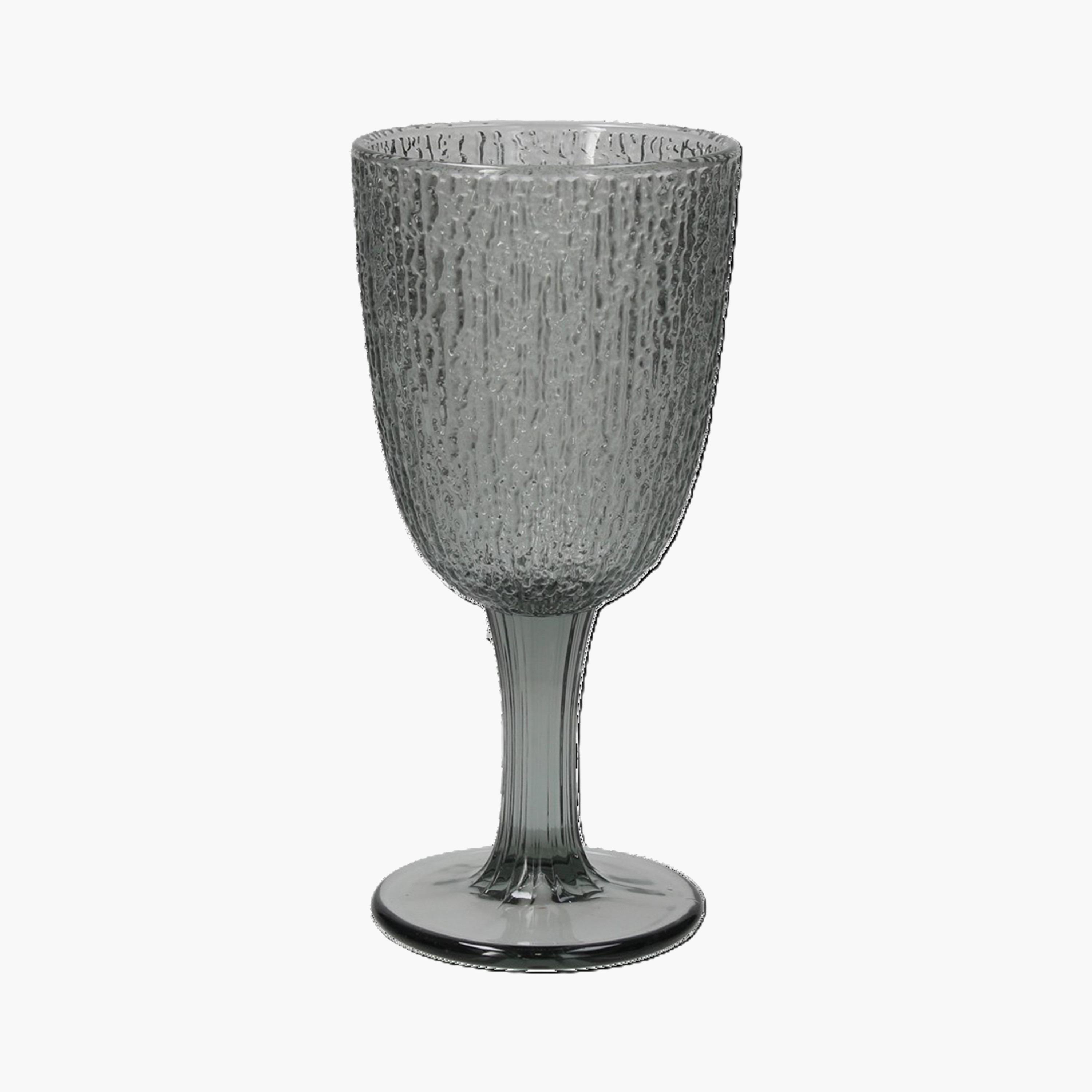 Davor Grigio Goblet Glass - Set of 3-household-dining-glassware-stemware-image-2