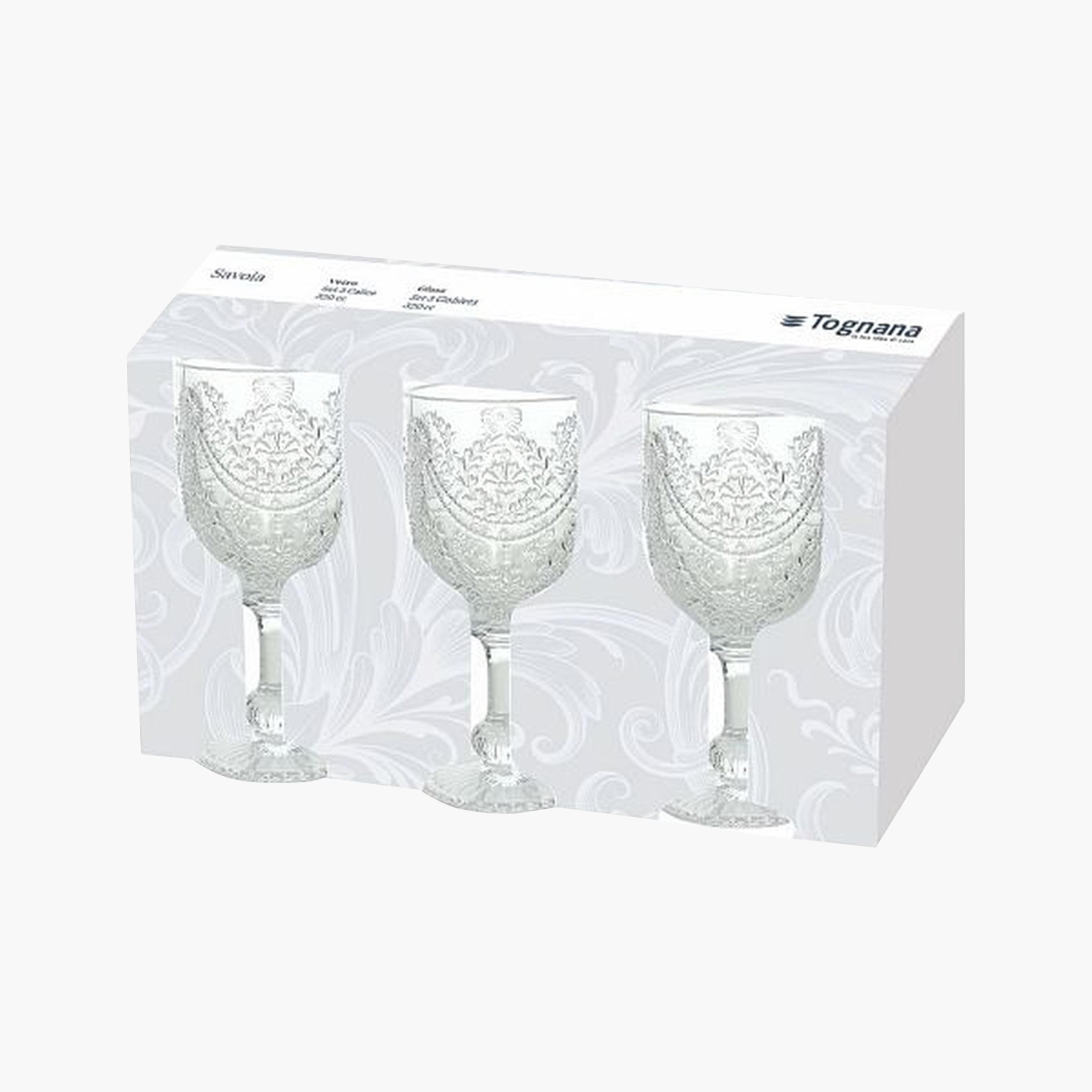 Savoia Trasparent Glass - Set of 3-household-dining-glassware-stemware-image-1