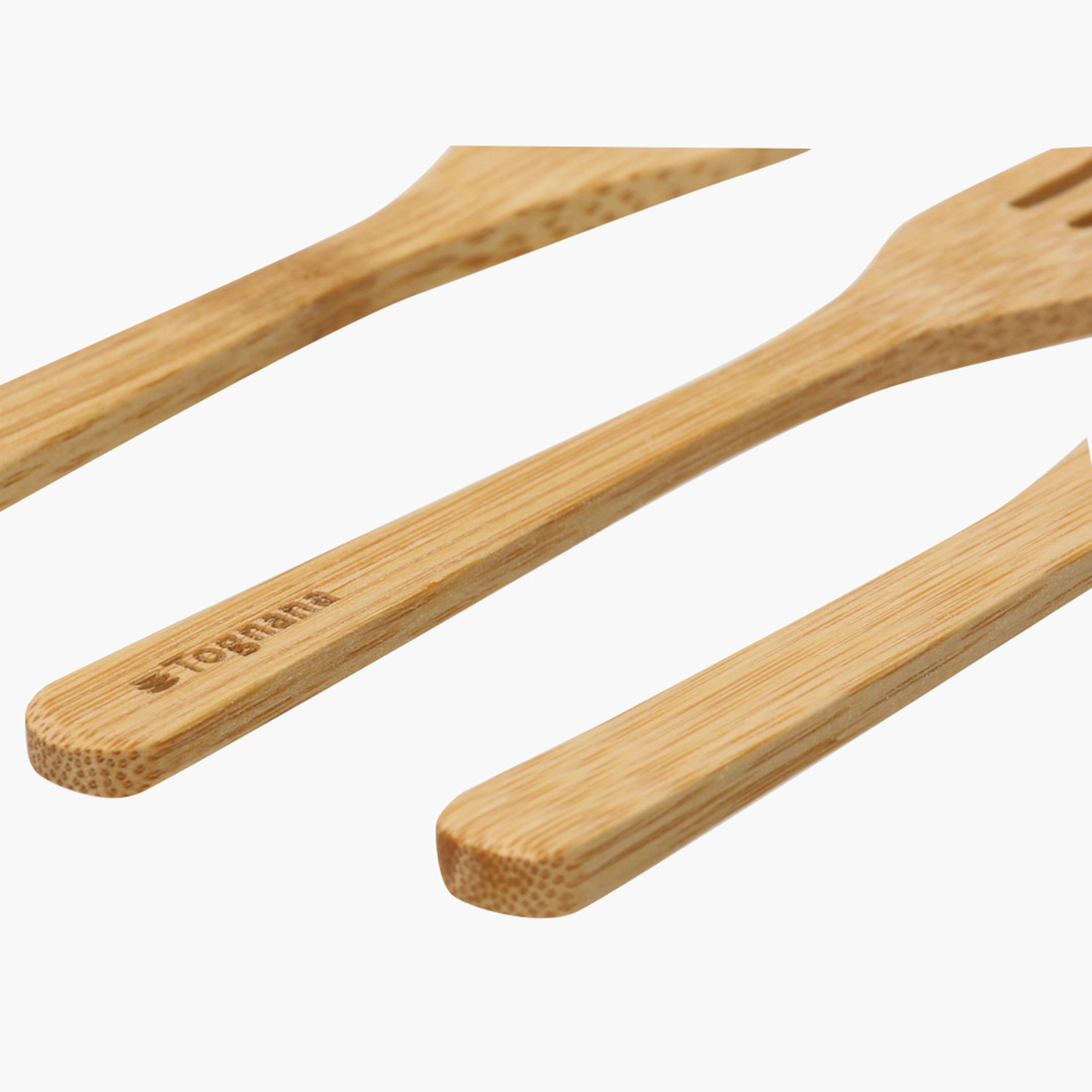طقم أدوات مائدة خيزران 3 قطع من توجنانا-household-dining-cutlery-cutlerysets-image-3