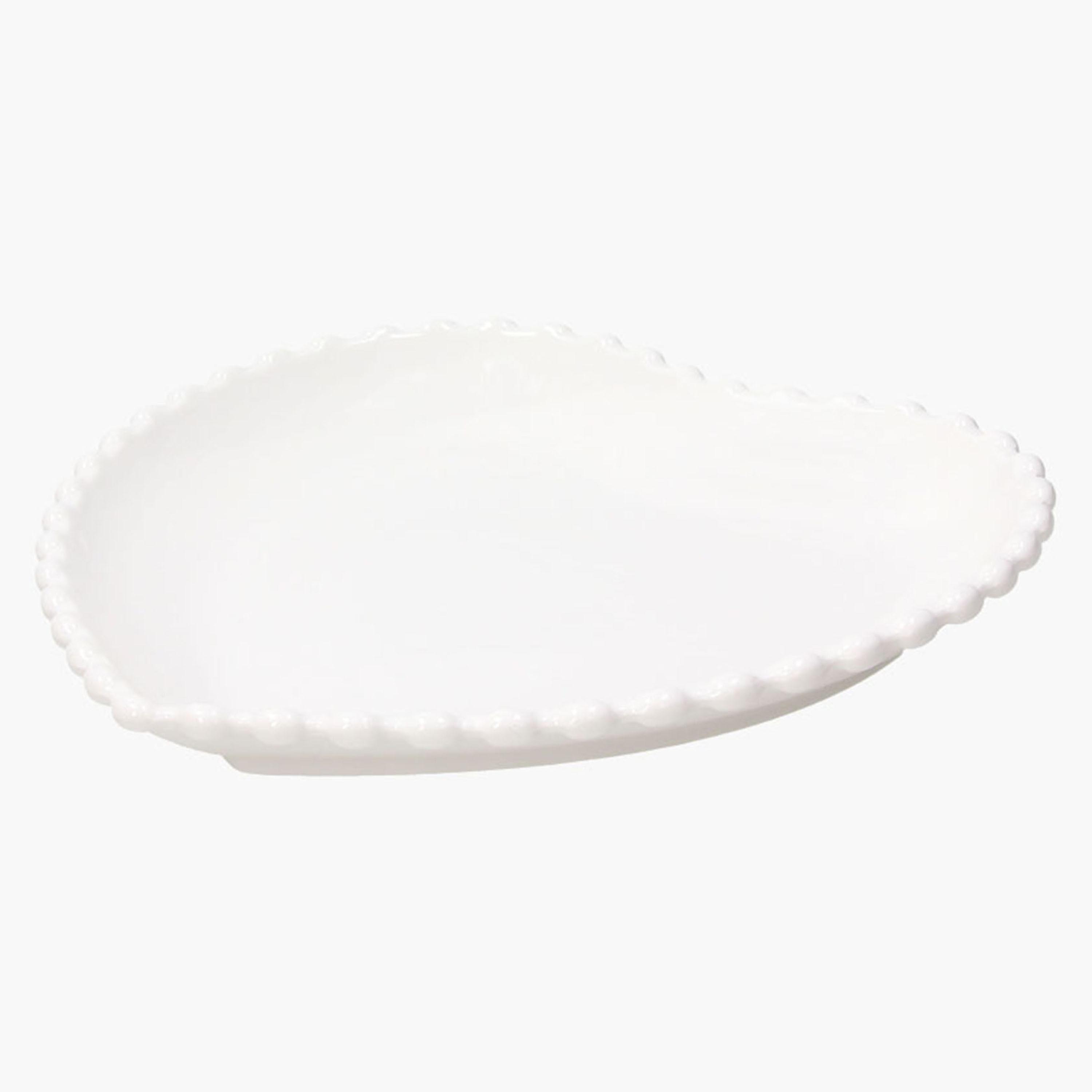 Heart Shaped Porcelain Serving Plate - 26 cms-household-dining-dinnerware-plates-image-1