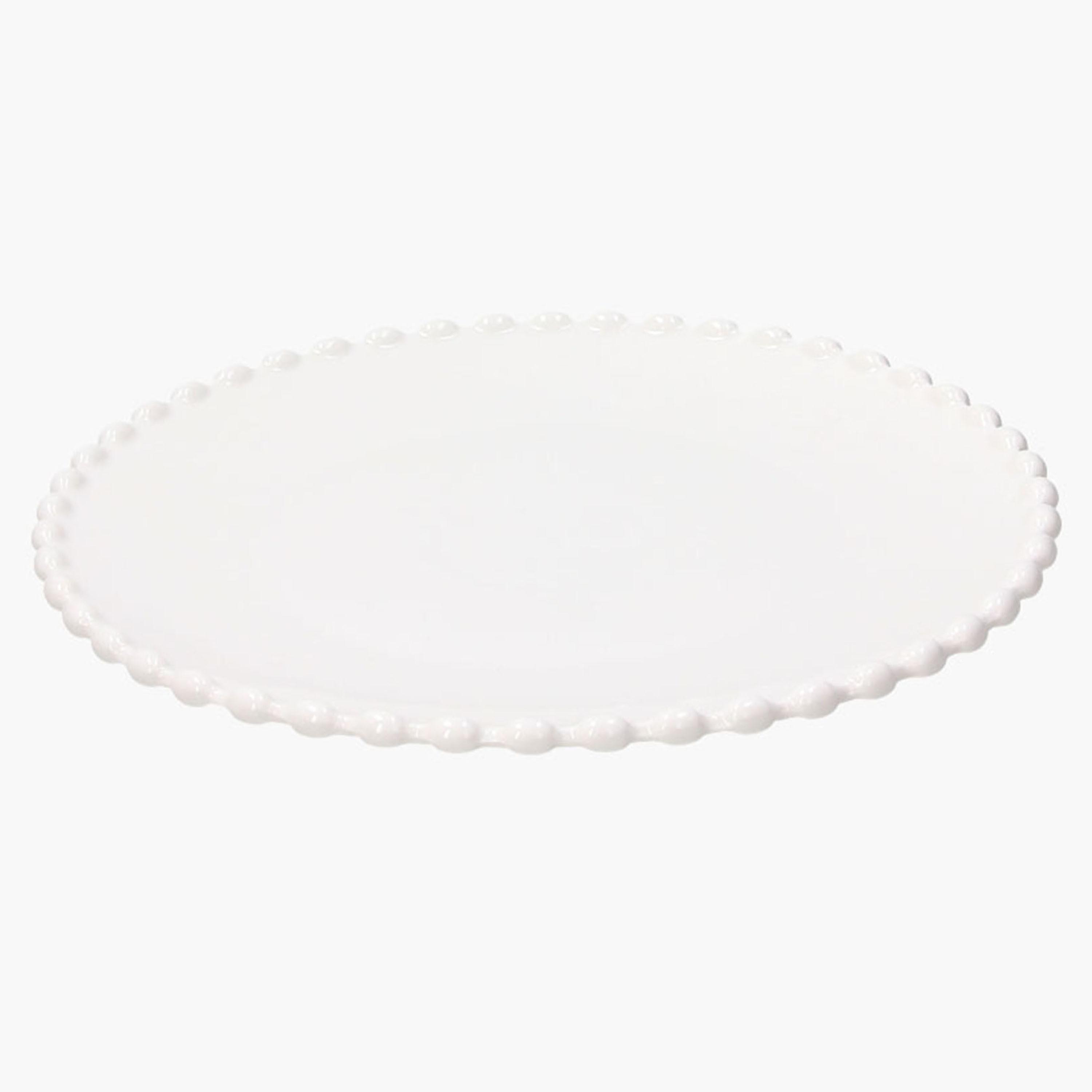 Porcelain Cake Plate - 30 cms-household-dining-dinnerware-plates-image-1