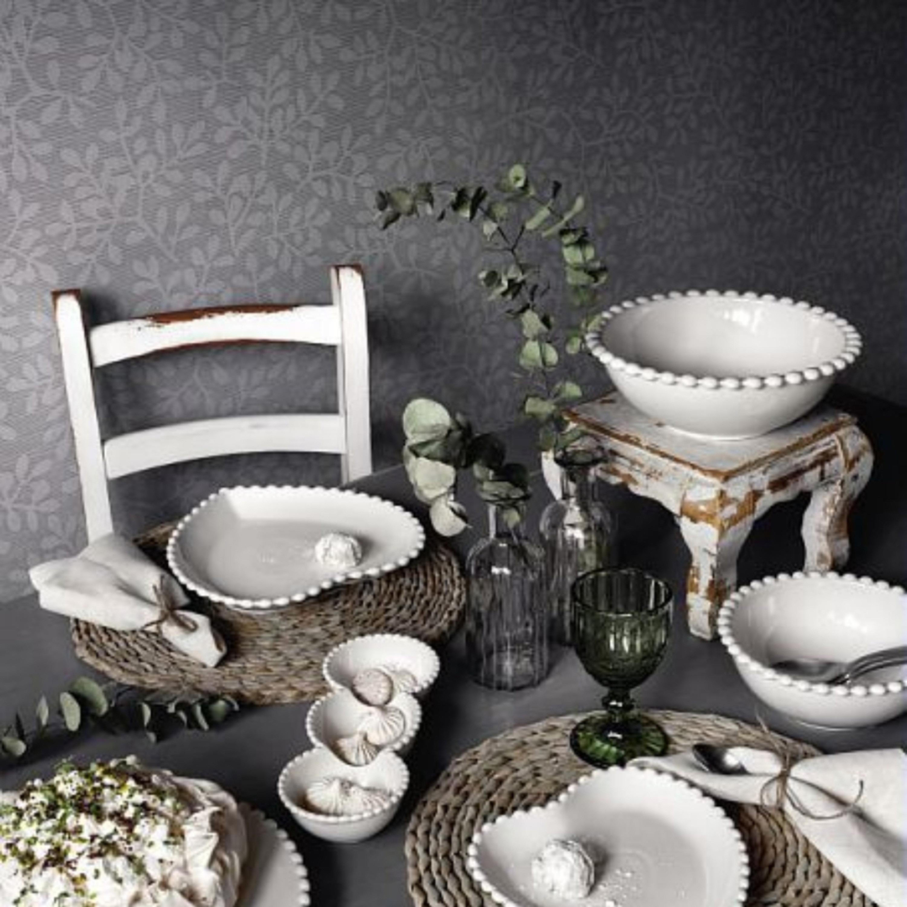 Porcelain Serving Bowl - 26x9 cms-household-dining-dinnerware-bowls-image-2