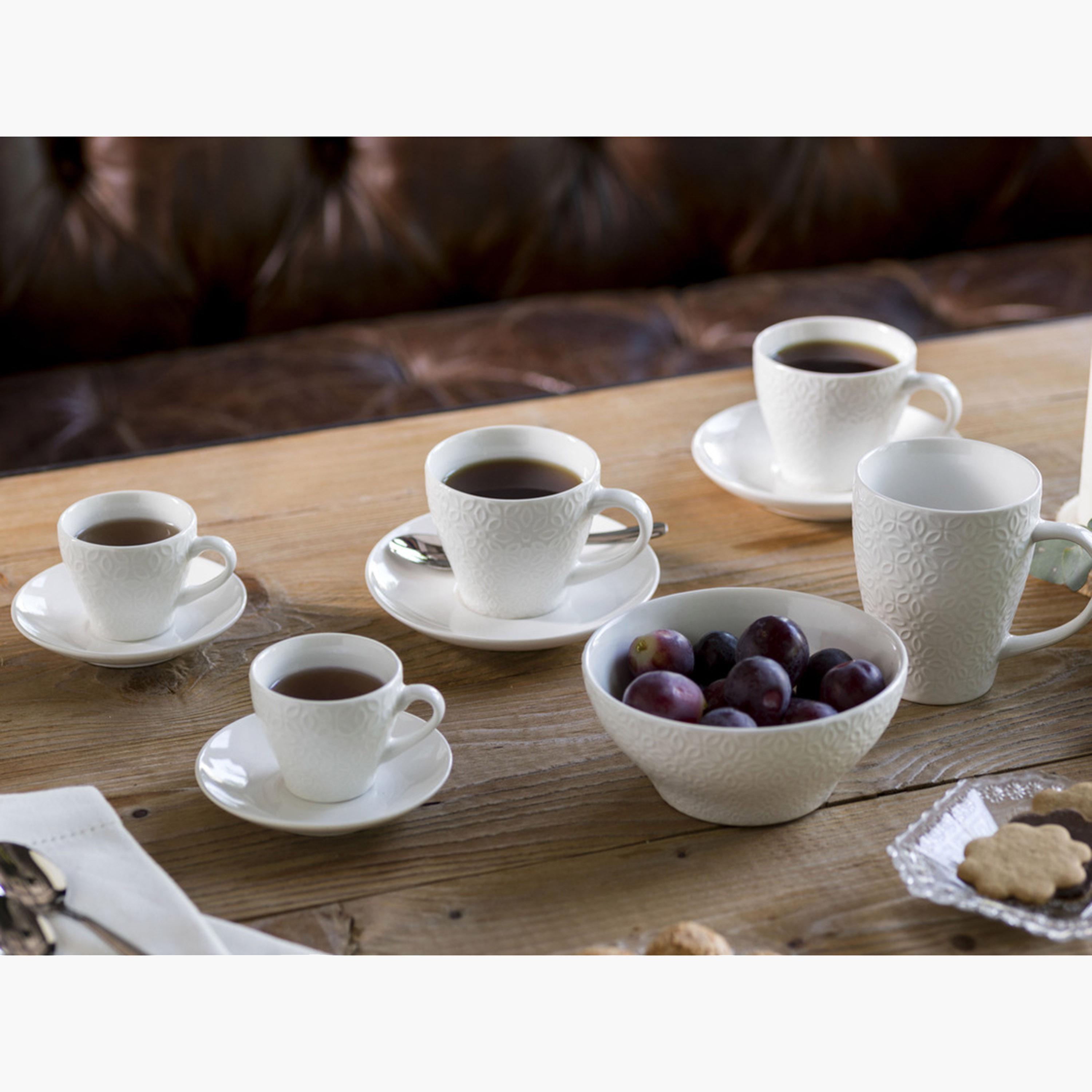 New Bone China 12-Piece Cup and Saucer Set-household-dining-teaandcoffee-teaandcoffeesets-image-2
