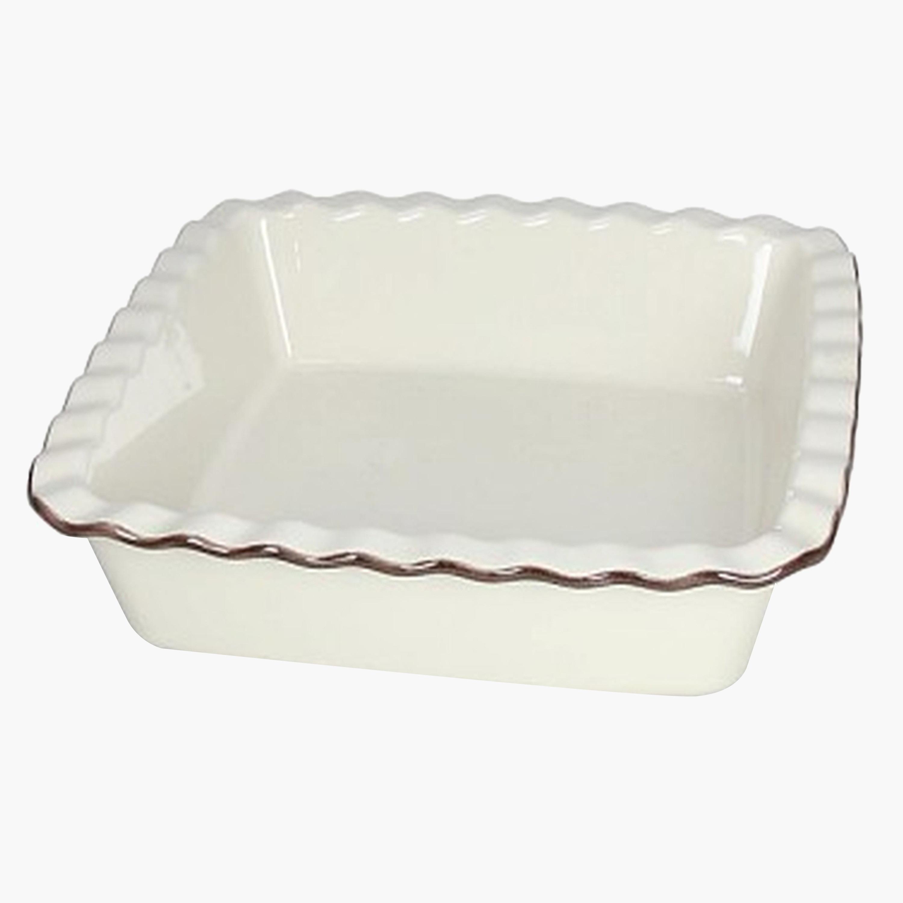 Ceramic Baking Dish - 25x25 cms-household-kitchen-bakeware-bakingdishes-image-1