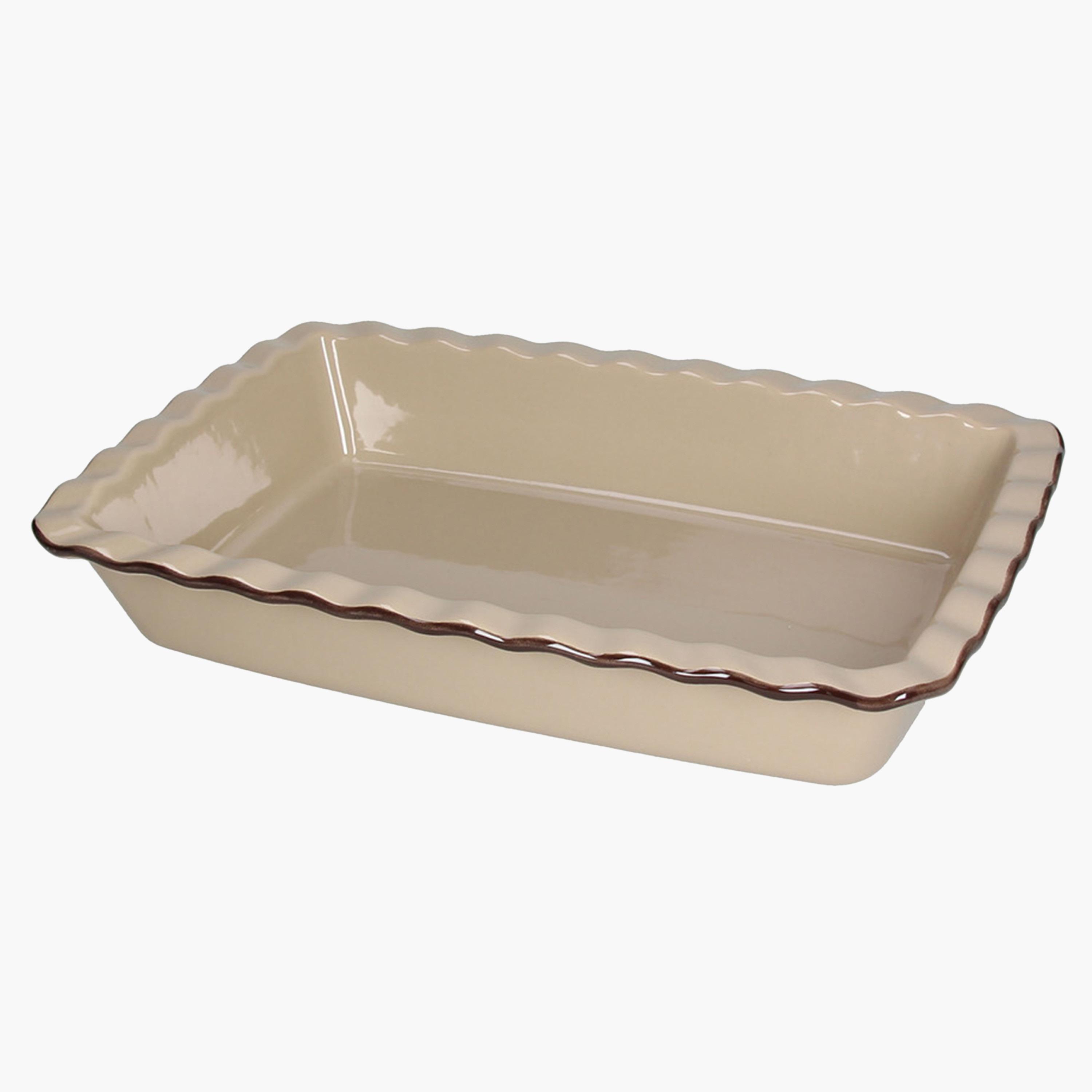 Ceramic Baking Dish - 33x23x6 cms-household-kitchen-bakeware-bakingdishes-image-1