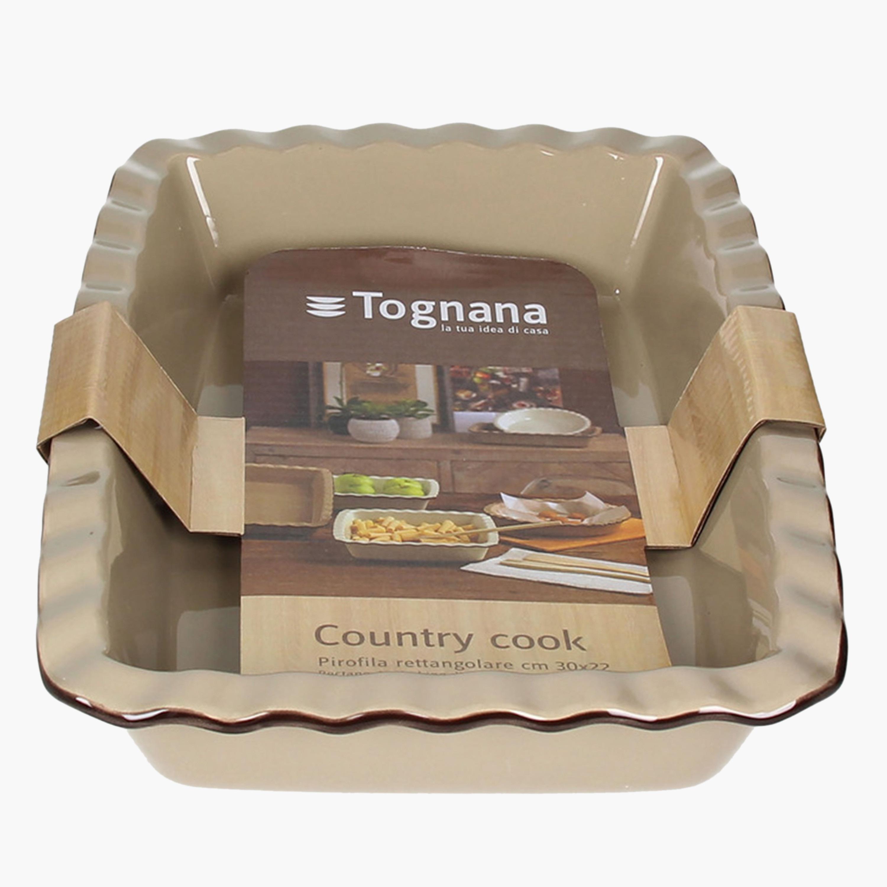 Ceramic Baking Dish - 33x23x6 cms-household-kitchen-bakeware-bakingdishes-image-2