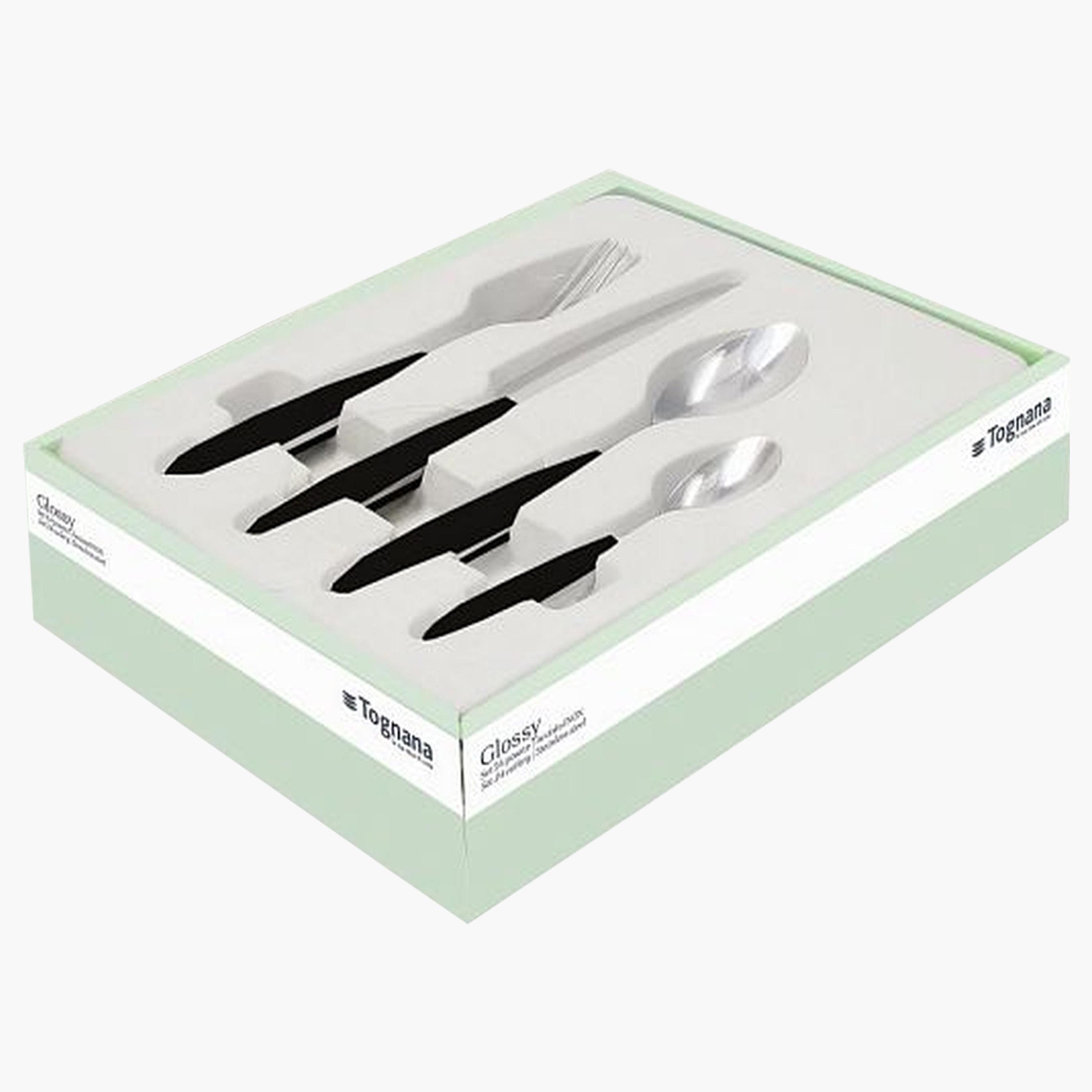 Grancuci Nero 24-Piece Stainless Steel Cutlery Set-household-dining-cutlery-cutlerysets-image-2