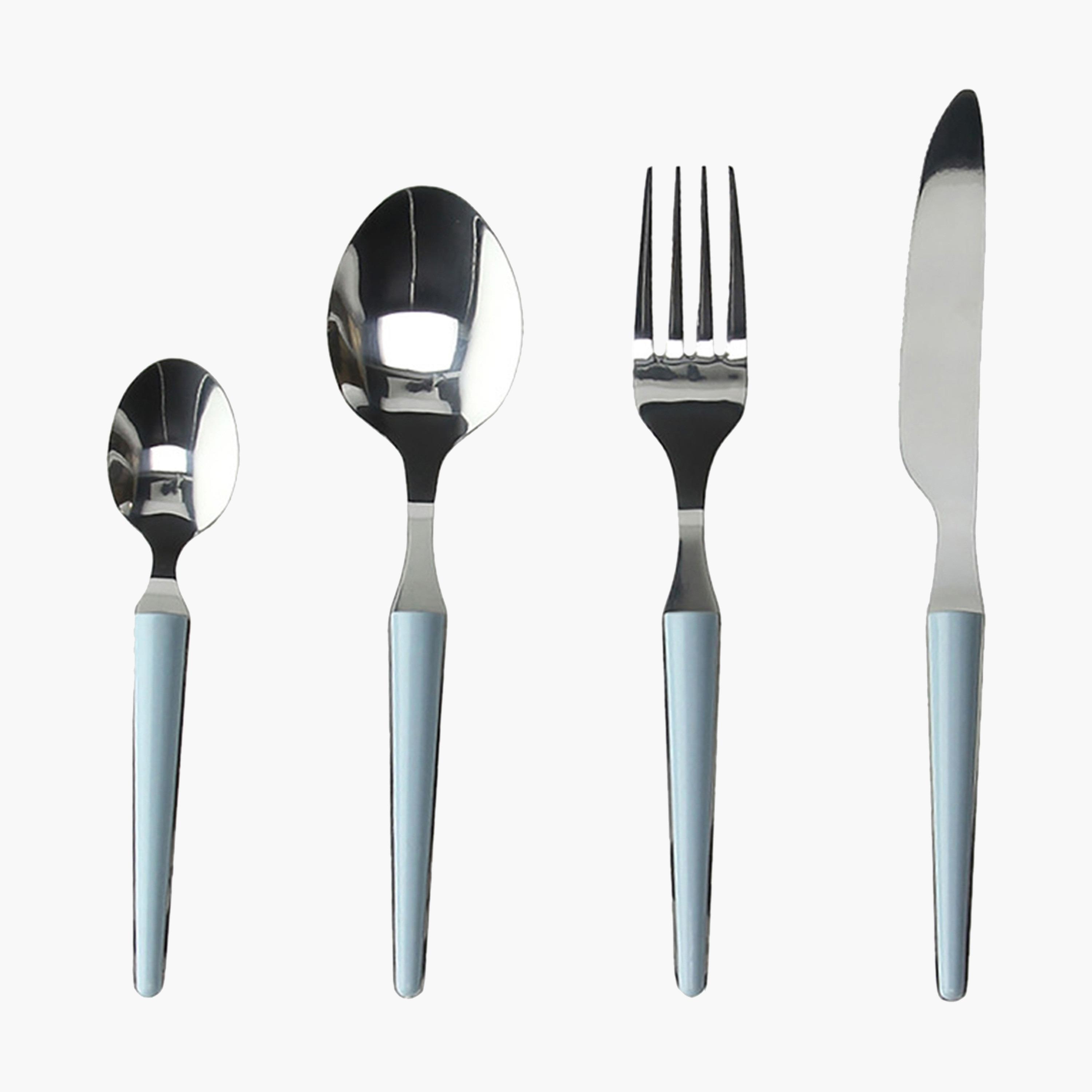 طقم أدوات مائدة ستانلس ستيل 24 قطعة زين كارتا دا زوكيرو من توجنانا-household-dining-cutlery-cutlerysets-image-1