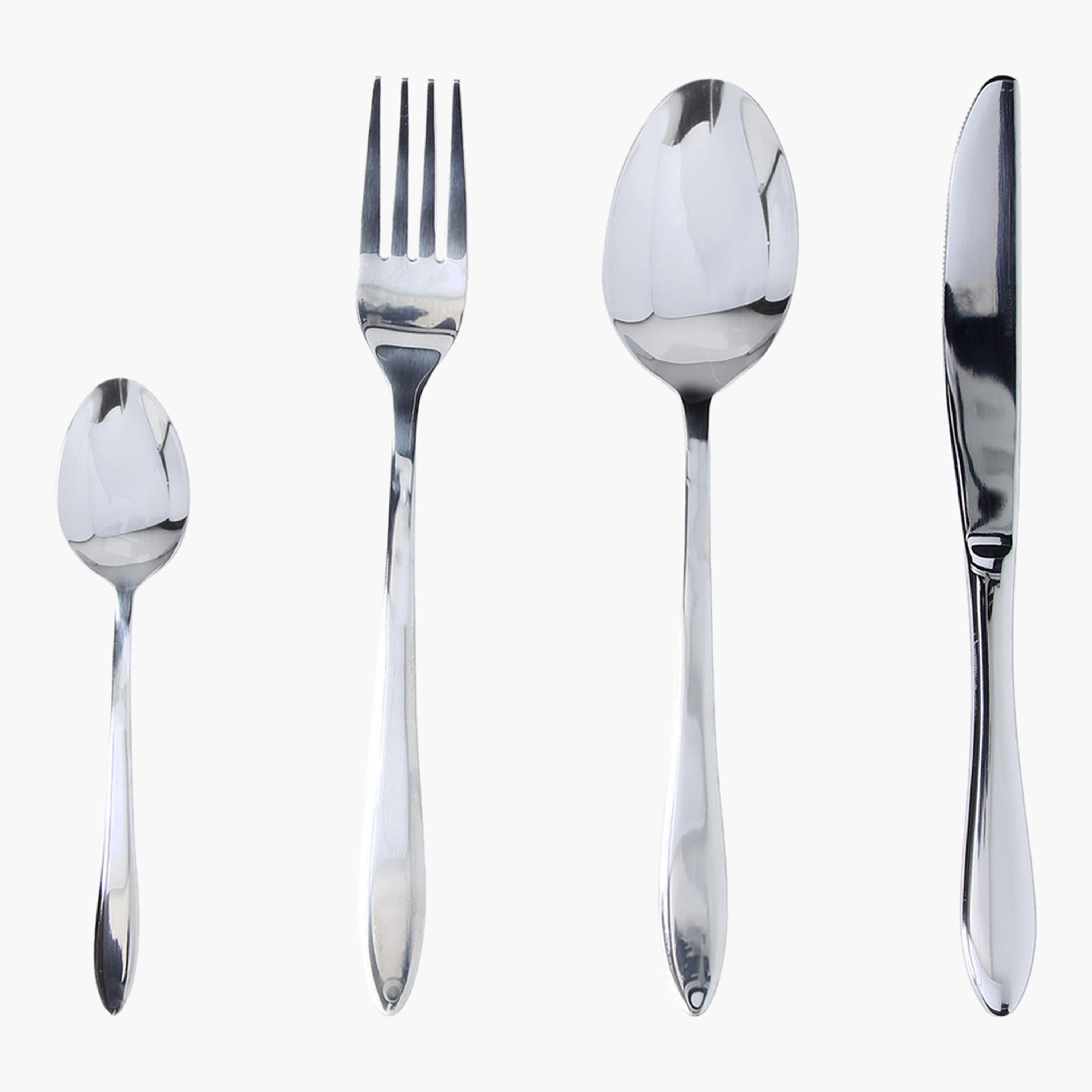 طقم أدوات مائدة ستانليس ستيل 24 قطعة من توجنانا-household-dining-cutlery-cutlerysets-image-1