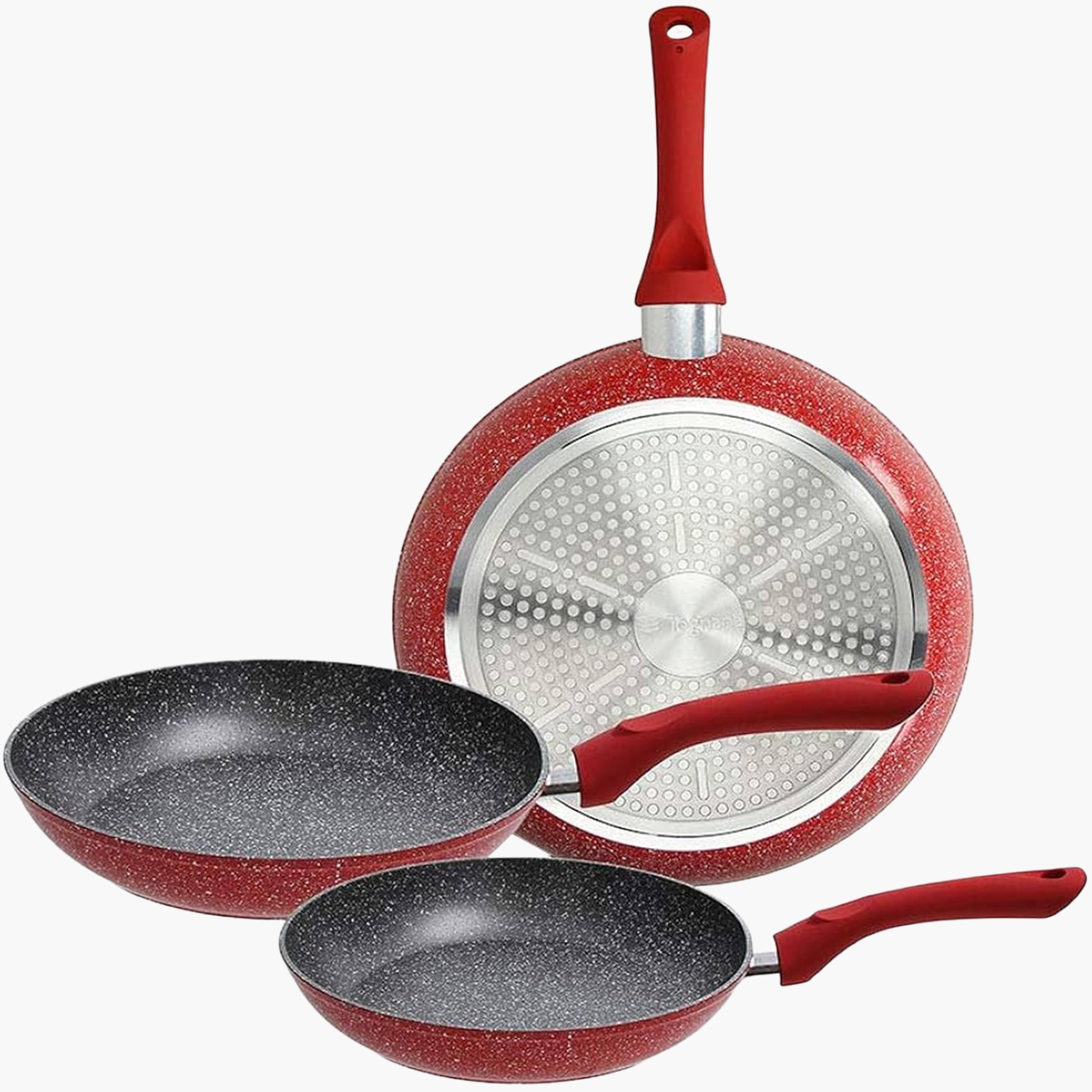 Grancuci Aluminium Frying Pan - Set of 3-household-kitchen-cookware-cookwareandsets-image-1