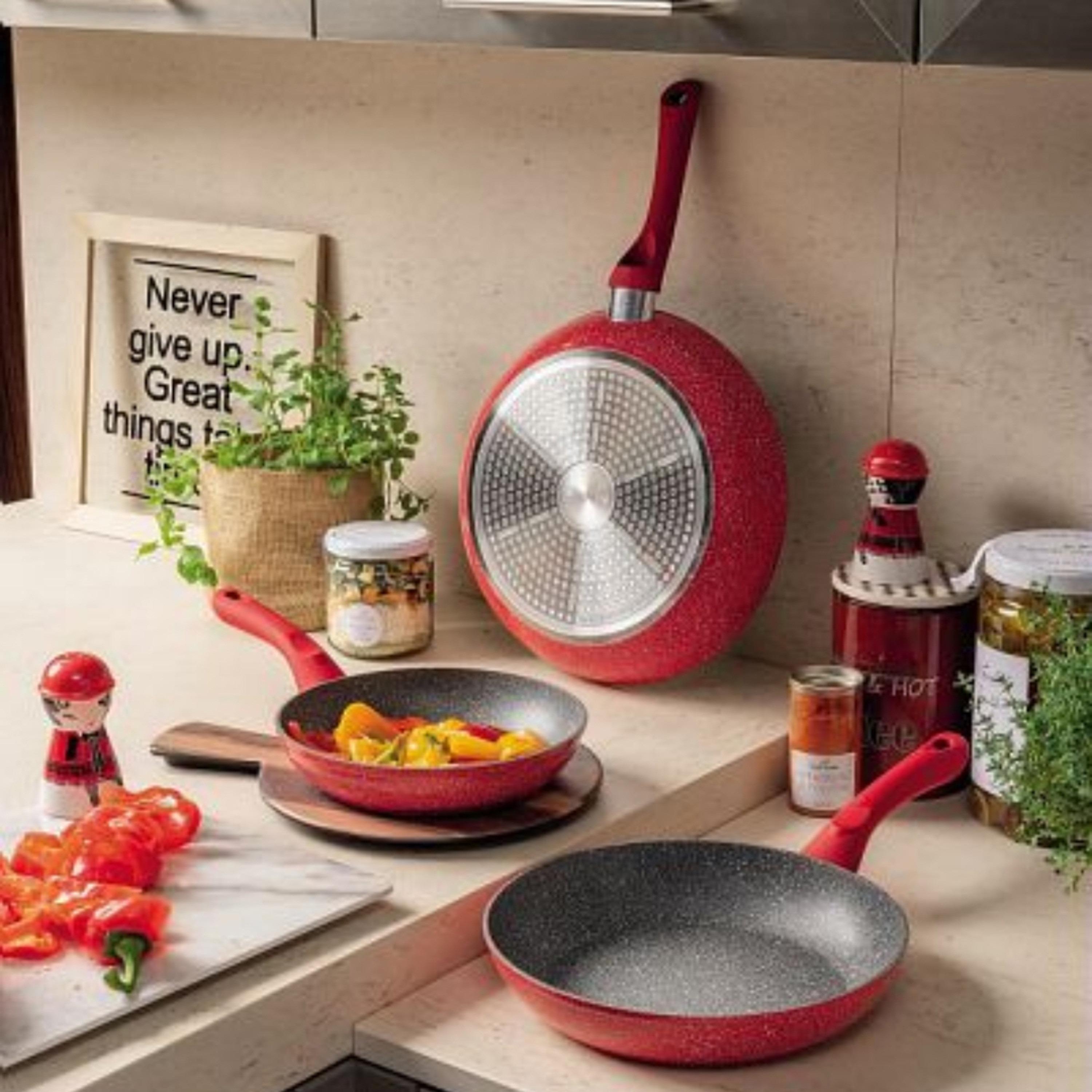 Grancuci Aluminium Frying Pan - Set of 3-household-kitchen-cookware-cookwareandsets-image-2