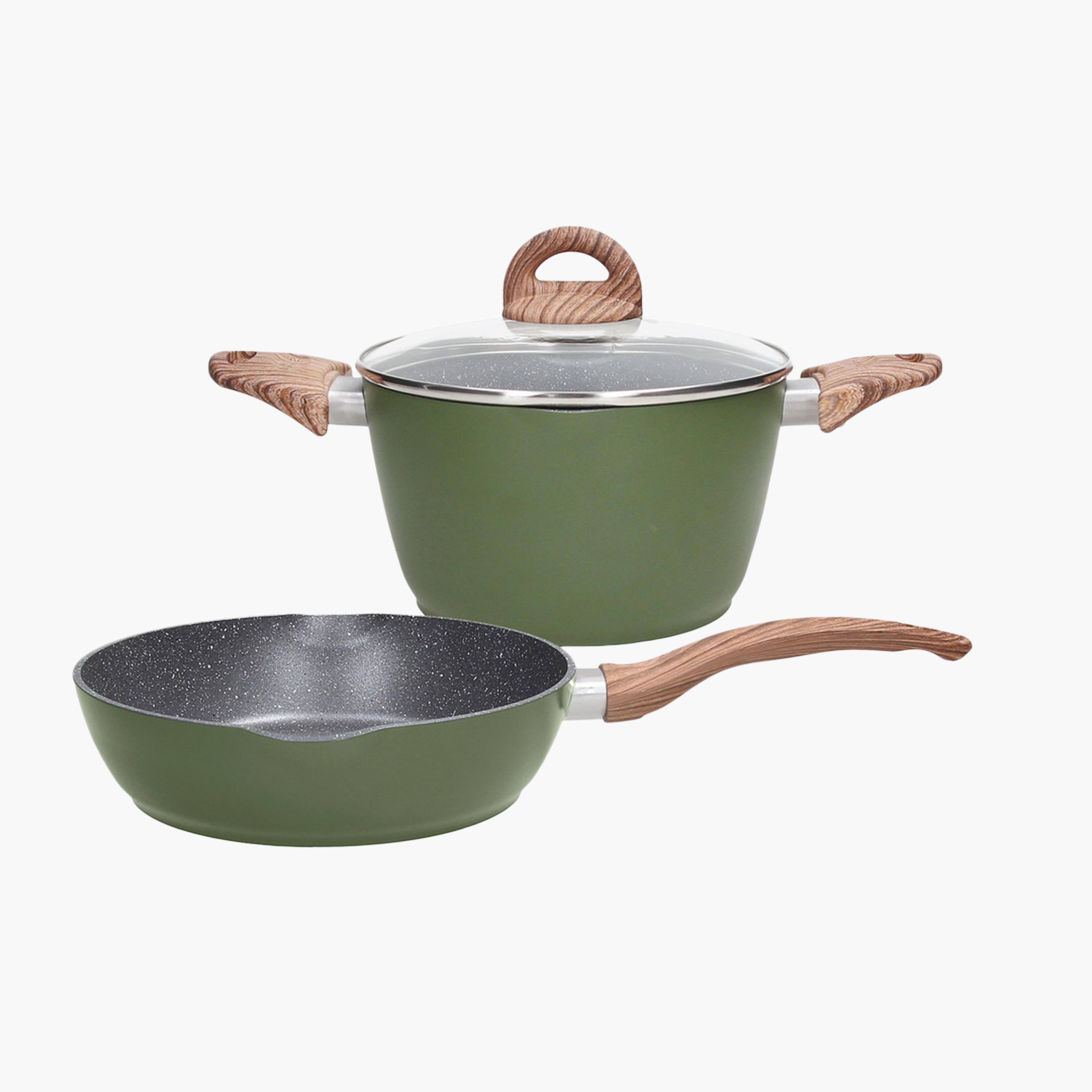 طقم مقالي ألومنيوم 3 قطع من توجنانا-household-kitchen-cookware-cookwareandsets-image-1