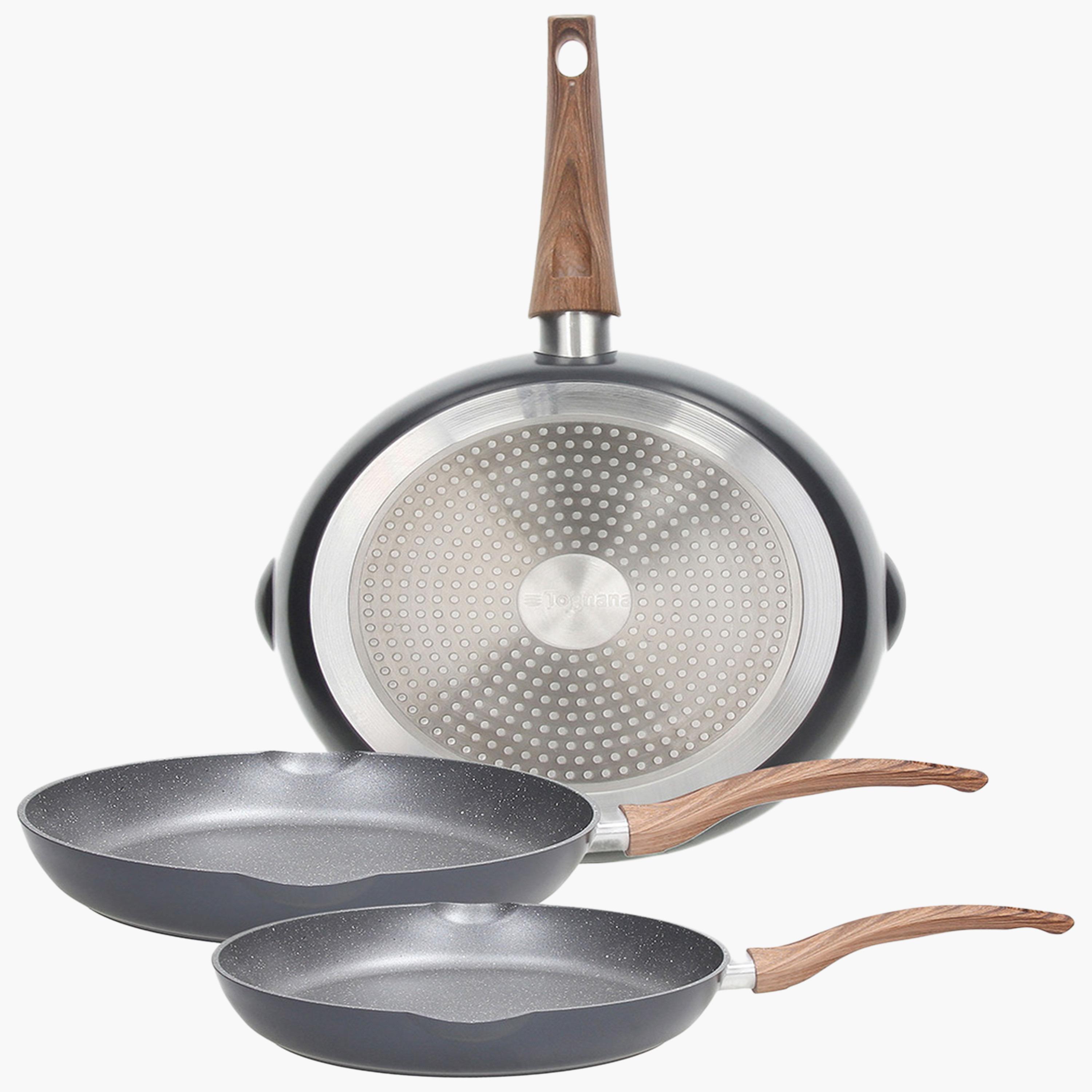 Grancuci Aluminium Frying Pan - Set of 3-household-kitchen-cookware-cookwareandsets-image-1