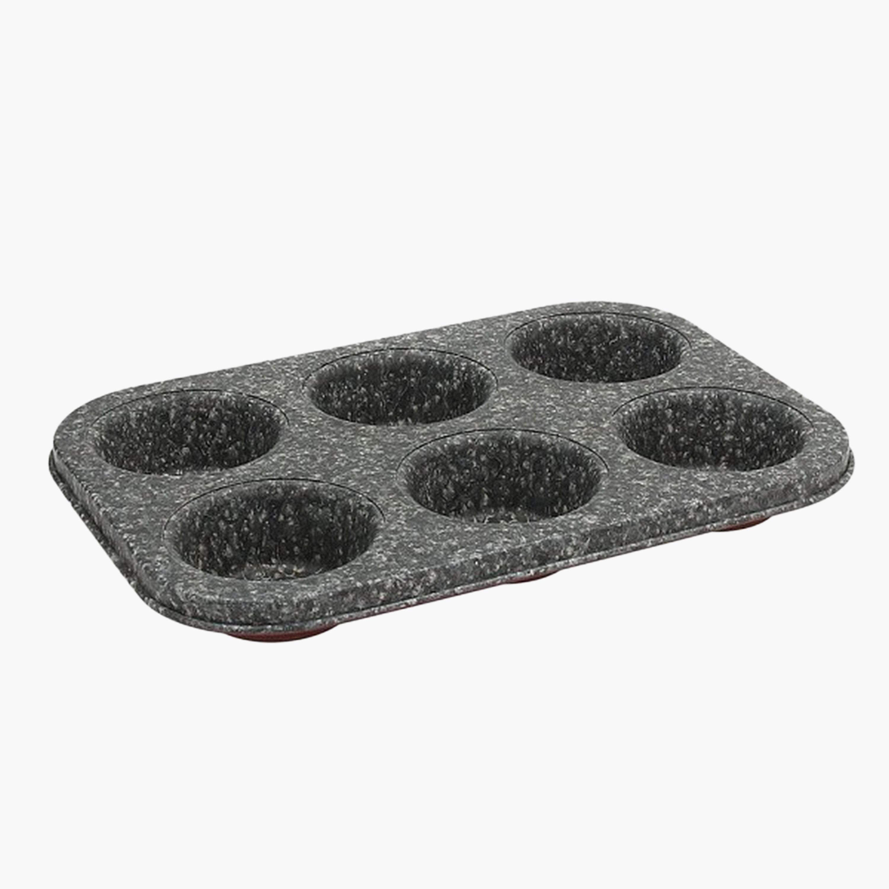 Carbon Steel 6-Cup Muffin Mould-household-kitchen-bakeware-bakingpansandmoulds-image-1