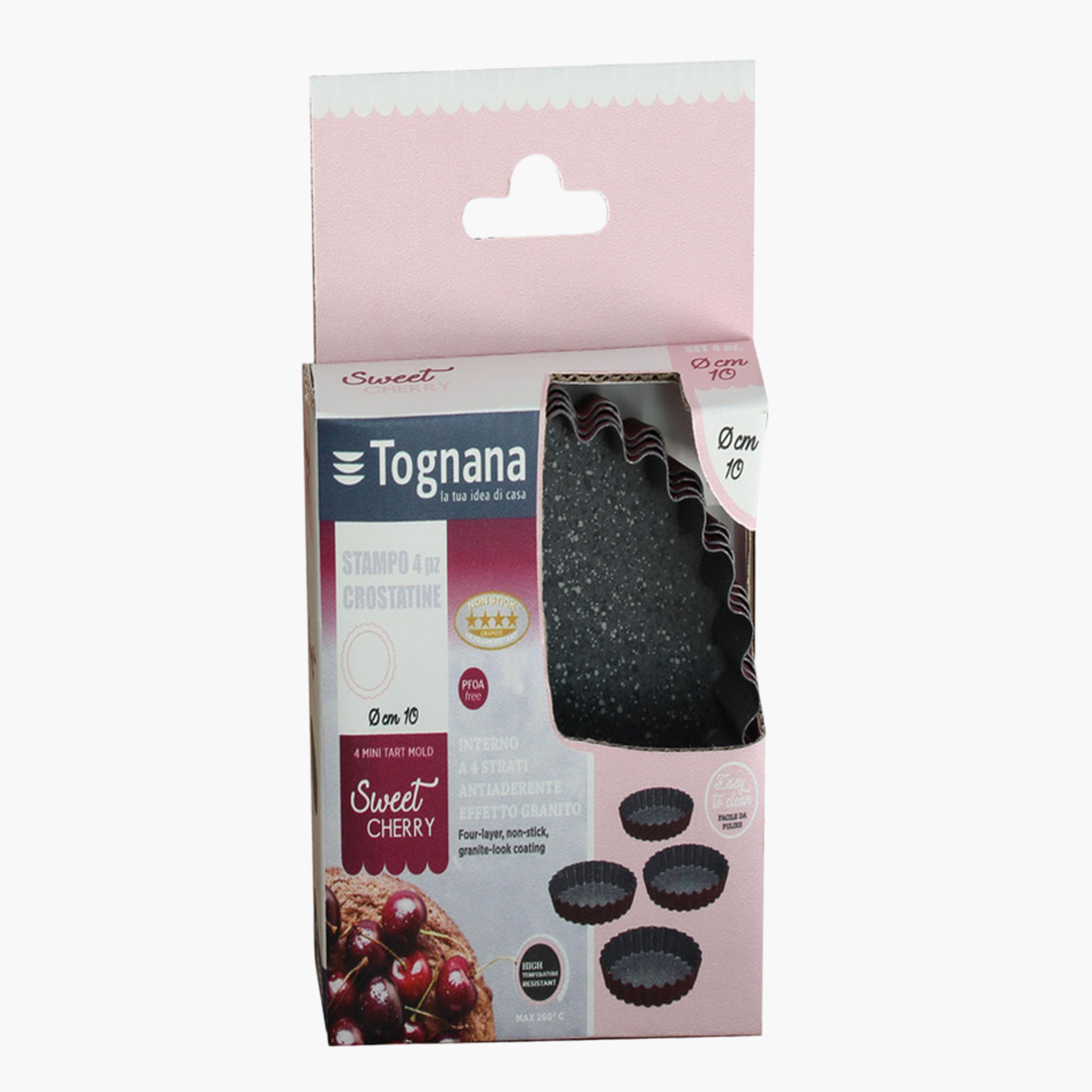 Sweet Cherry 4-Piece Carbon Steel Tart Mould Set-household-kitchen-bakeware-bakingpansandmoulds-image-2