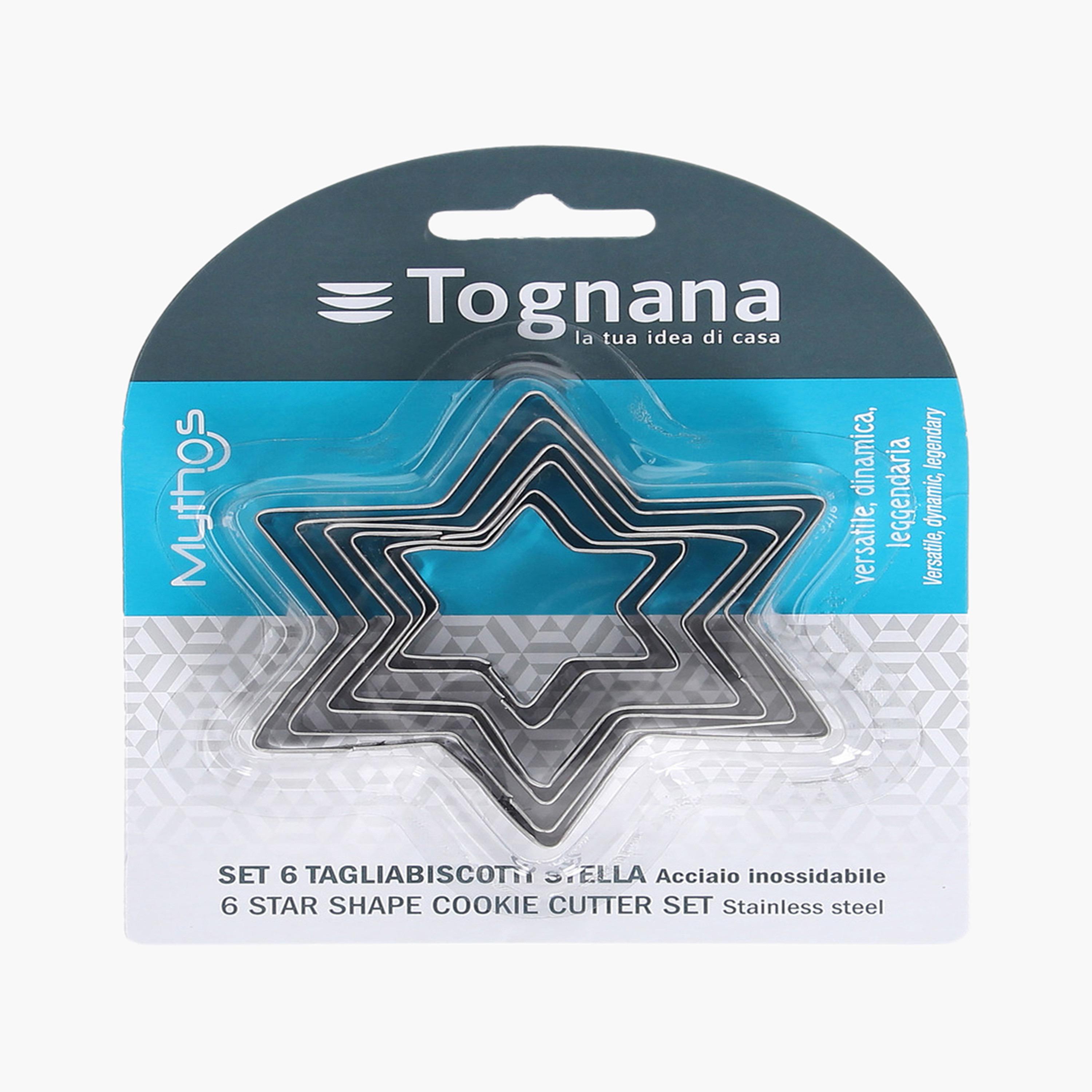 Tongana 6-Piece Stainless Steel Star Cookie Cutter-household-kitchen-bakeware-bakingtoolsandaccessories-image-2