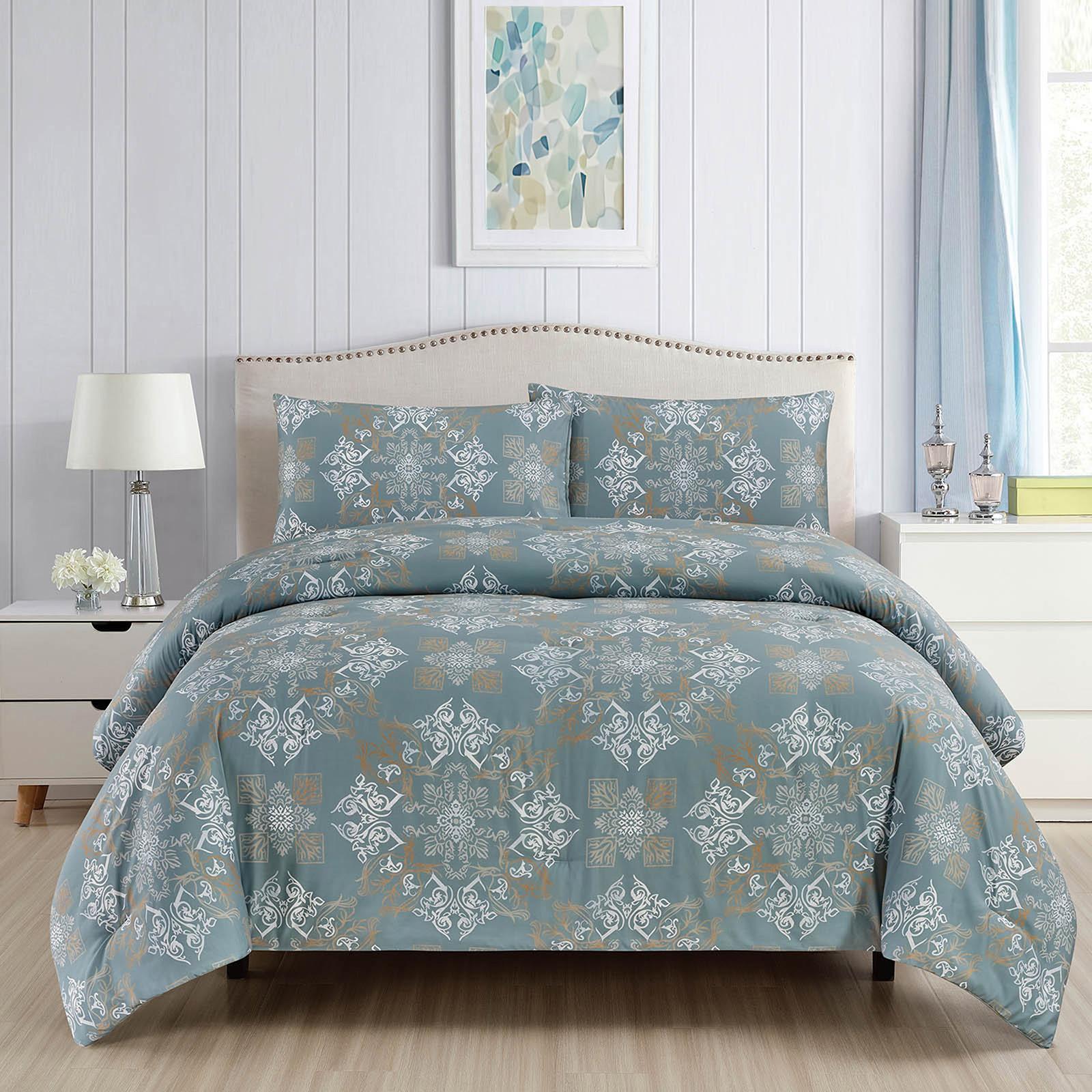 Denilson 4-Piece Microfiber King Comforter Set - 260x240 cm-household-bedding-comfortersandbedspreads-comforters-image-5