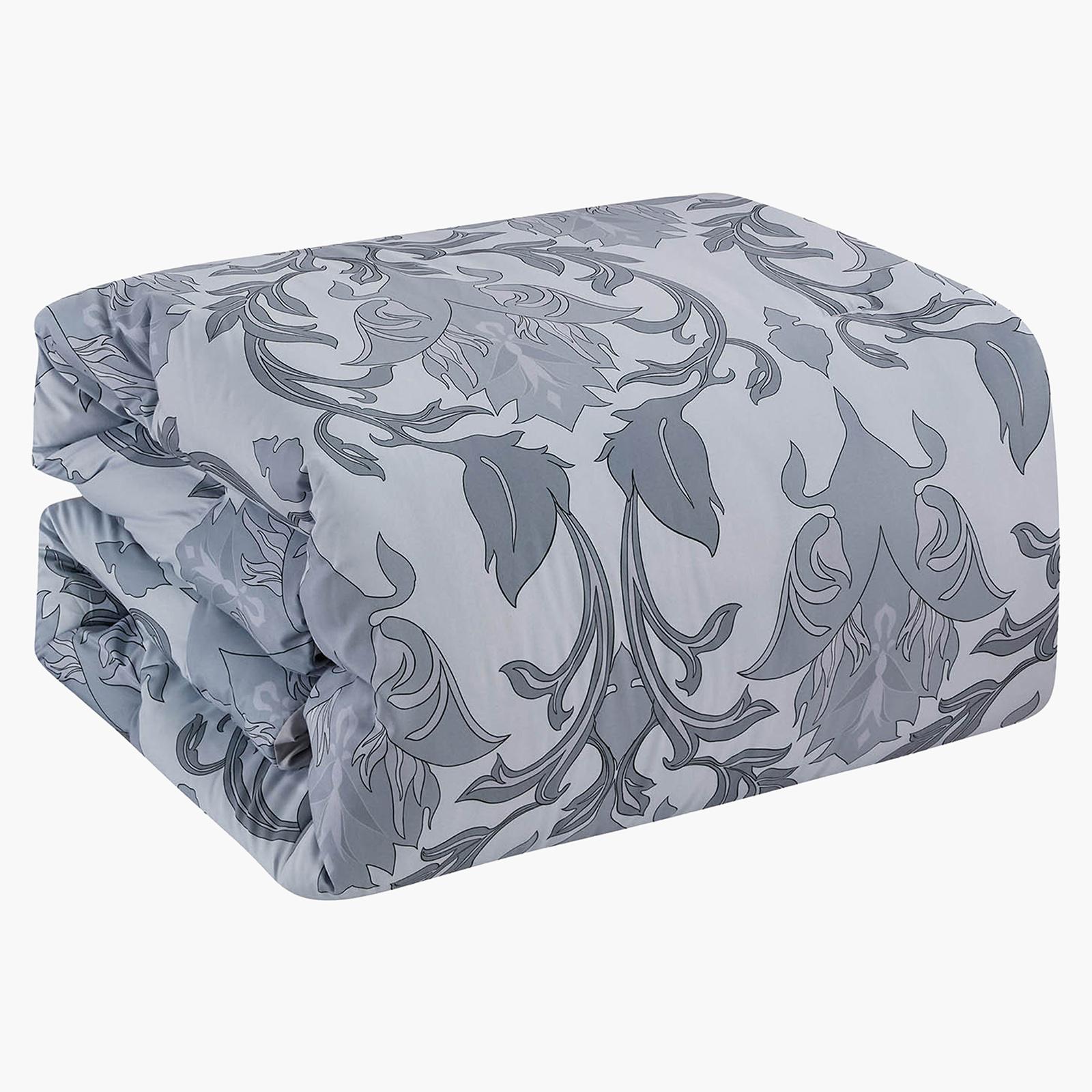 Anthony 4-Piece Printed Microfiber King Comforter Set - 260x240 cms-household-bedding-comfortersandbedspreads-comforters-image-6