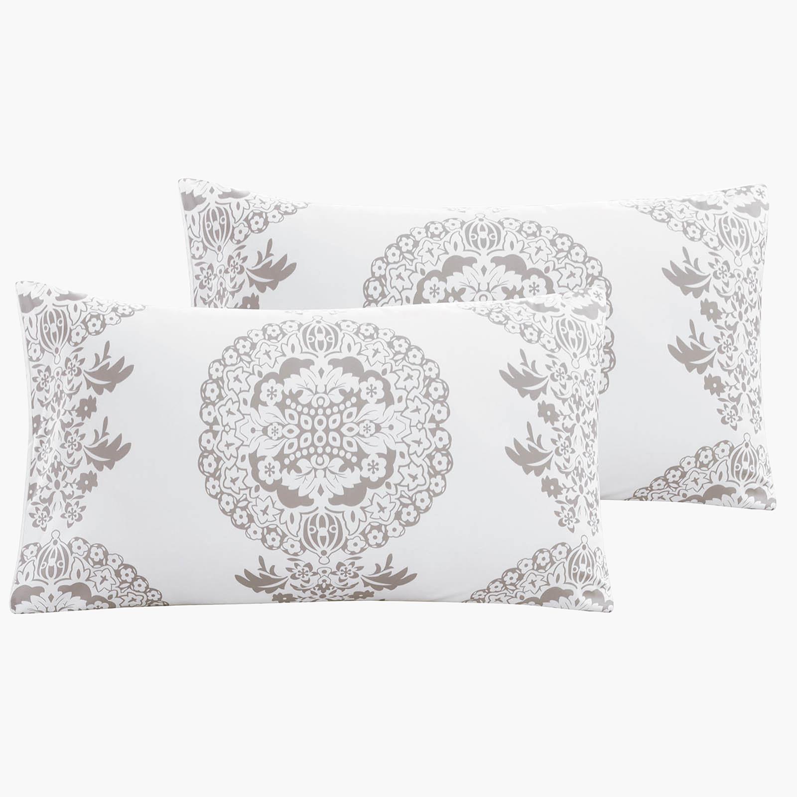 Larry 4-Piece Printed Microfiber King Comforter Set - 260x240 cms-household-bedding-comfortersandbedspreads-comforters-image-4