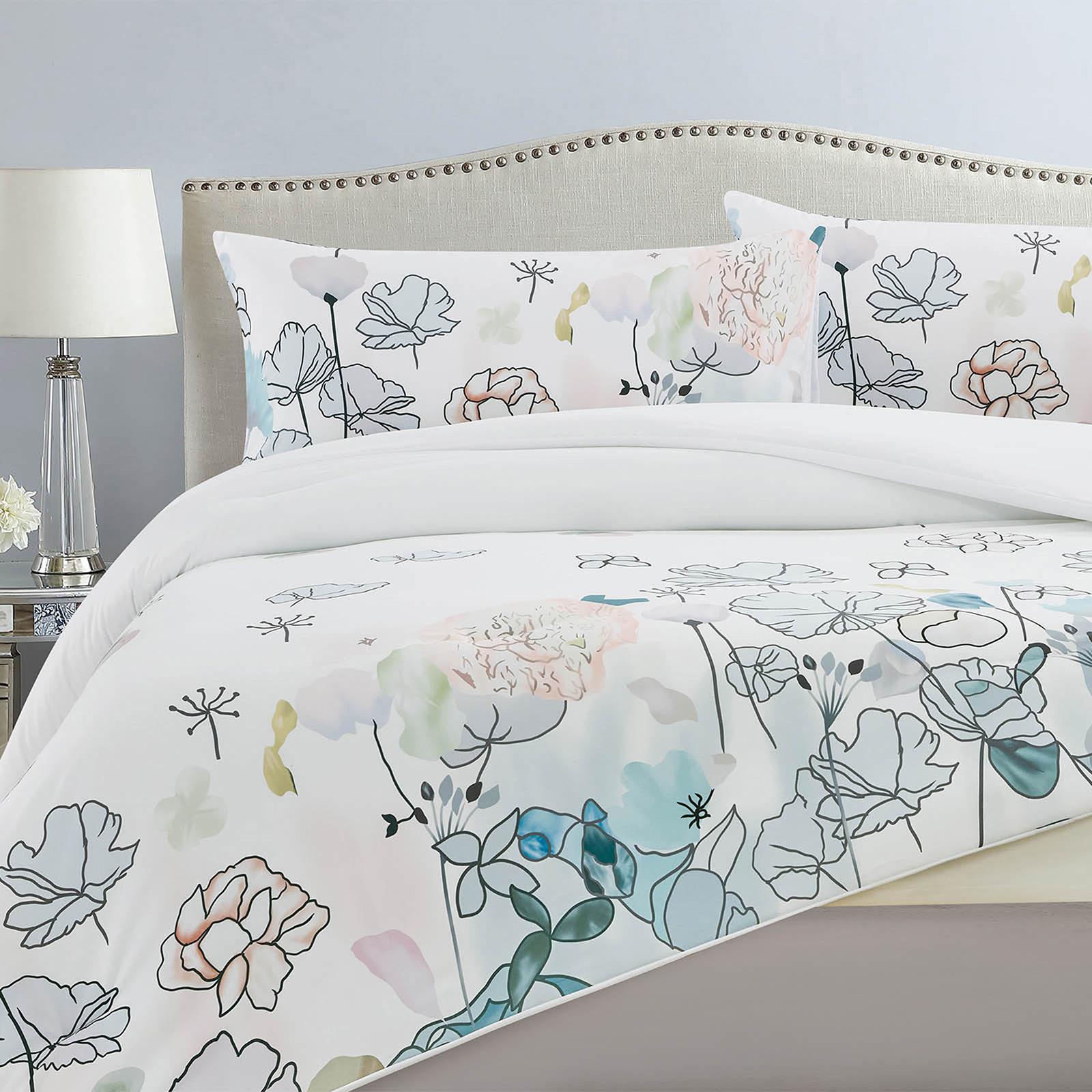 Spal 4-Piece Printed Microfiber King Comforter Set - 260x240 cms-household-bedding-comfortersandbedspreads-comforters-image-4
