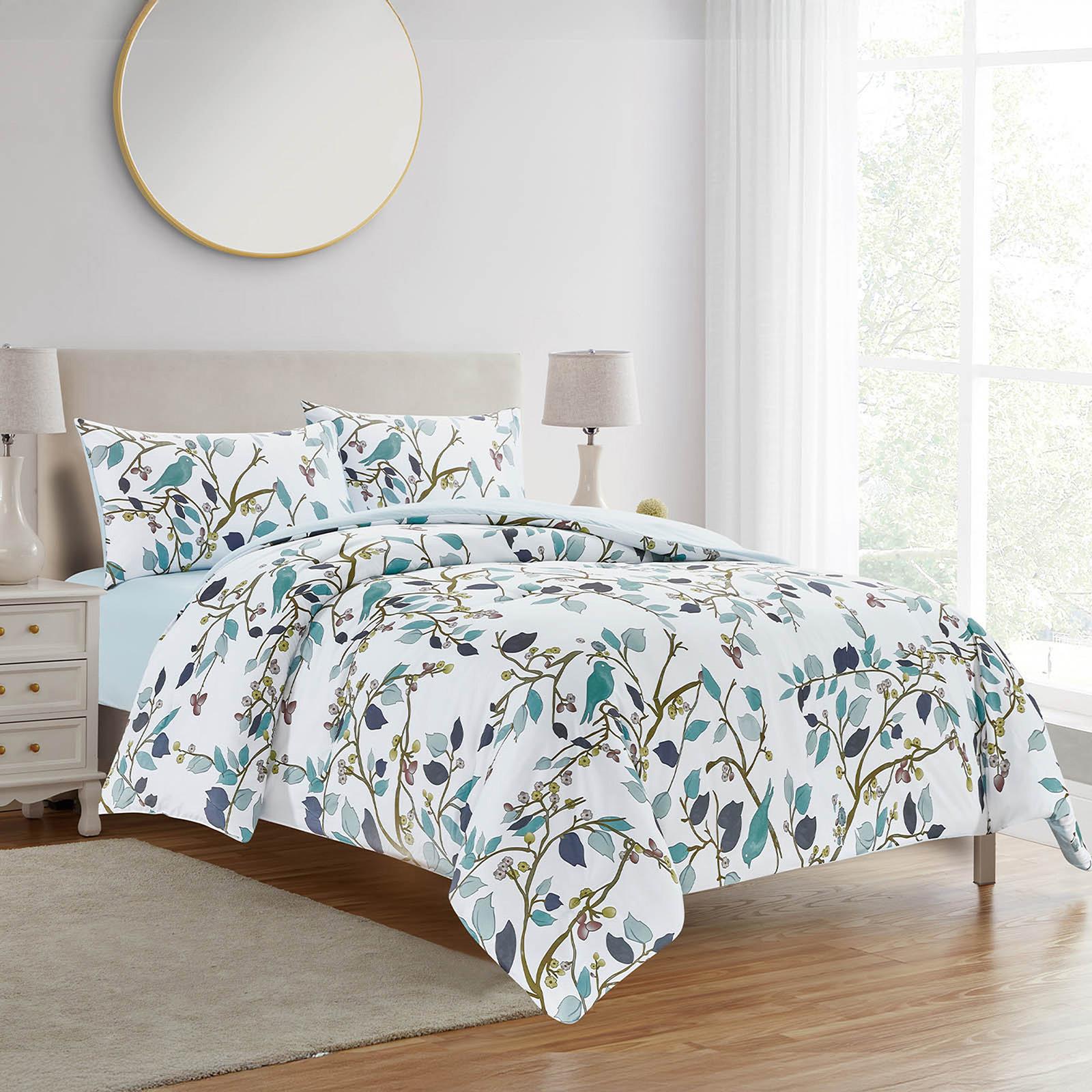 Jackie 4-Piece Printed Microfiber King Comforter Set - 260x240 cms-household-bedding-comfortersandbedspreads-comforters-image-1