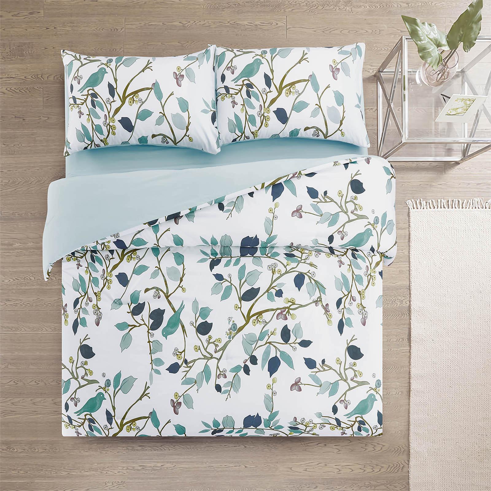 Jackie 4-Piece Printed Microfiber King Comforter Set - 260x240 cms-household-bedding-comfortersandbedspreads-comforters-image-2