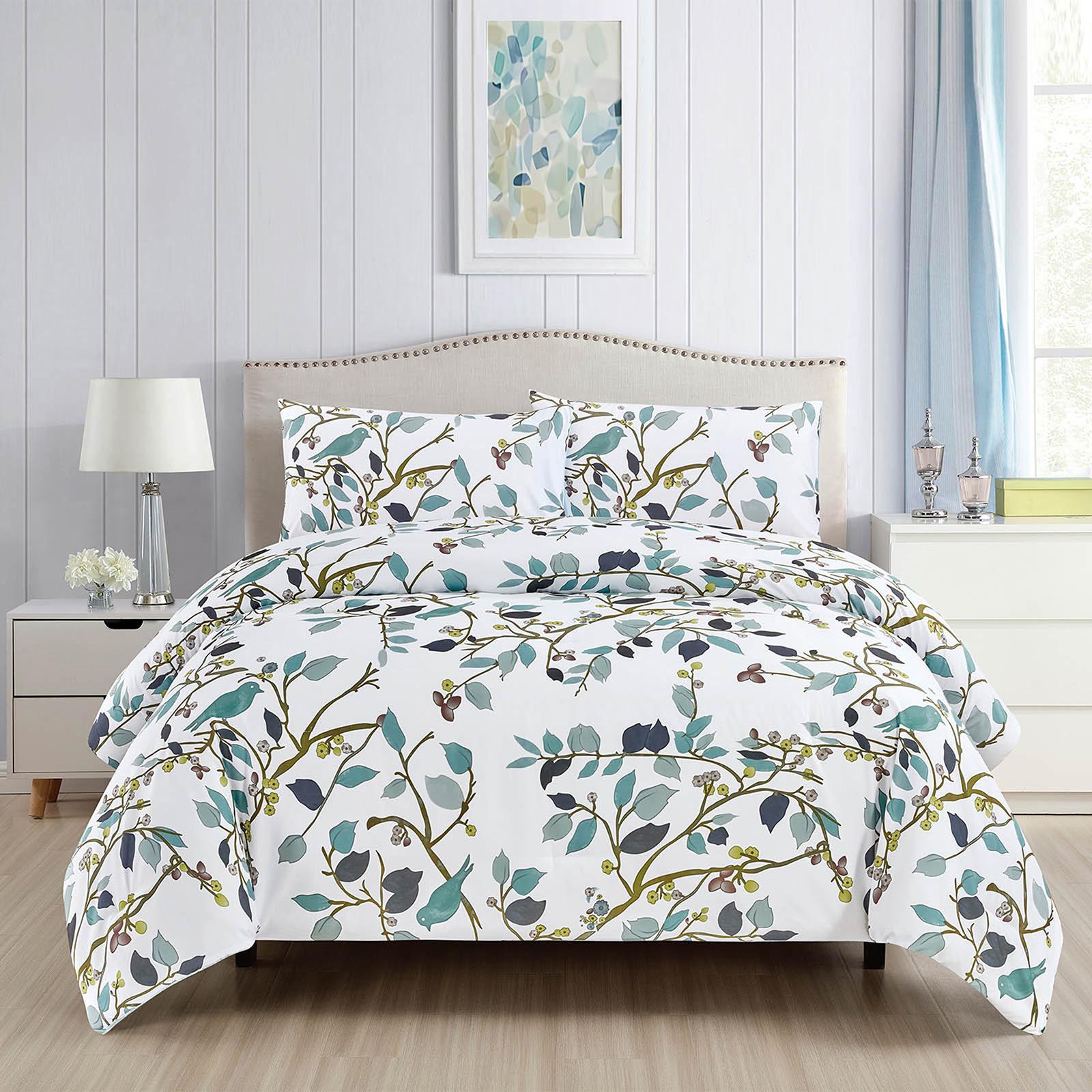 Jackie 4-Piece Printed Microfiber King Comforter Set - 260x240 cms-household-bedding-comfortersandbedspreads-comforters-image-5