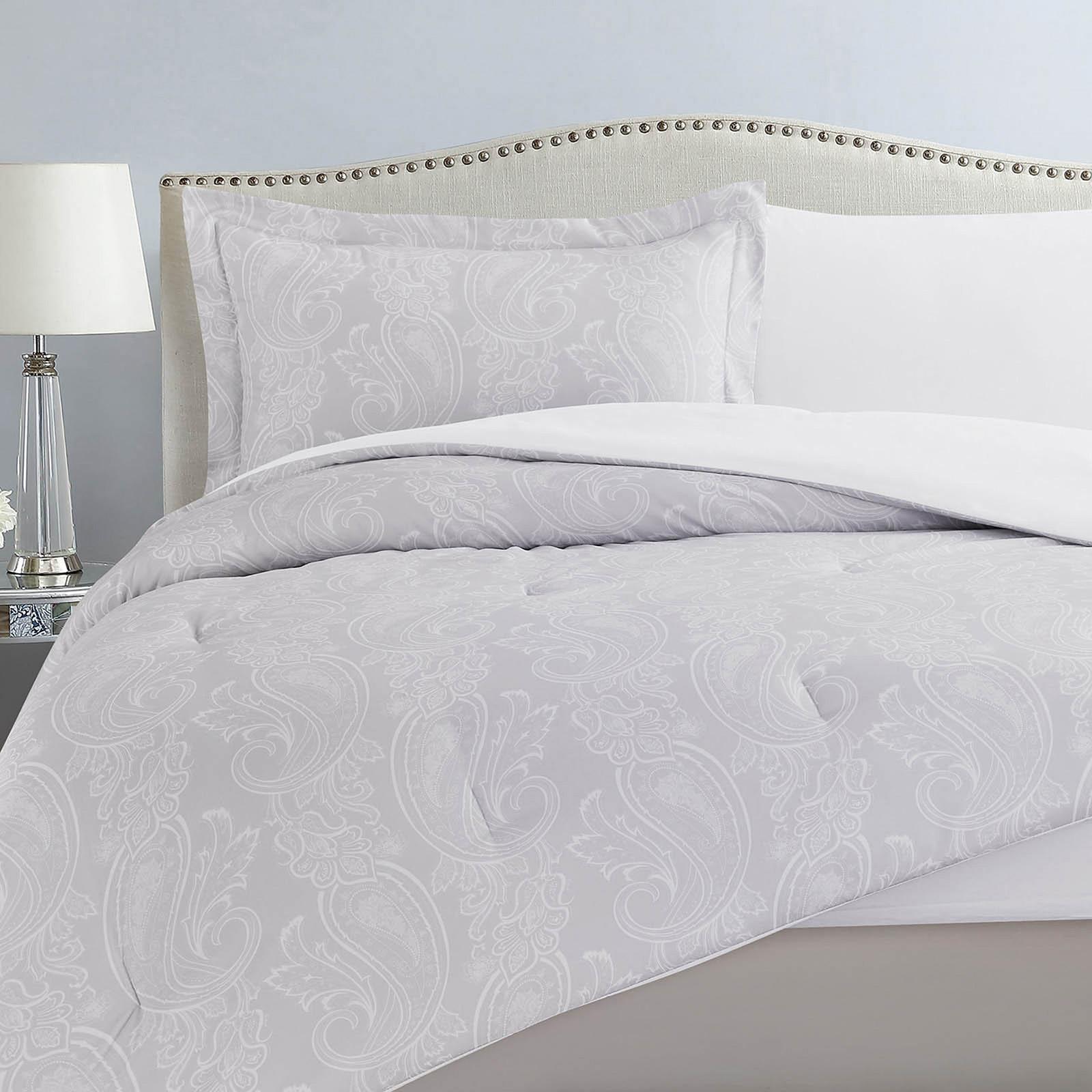 Tulip 4-Piece Printed Microfiber Queen Comforter Set - 240x190 cms-household-bedding-comfortersandbedspreads-comforters-image-3