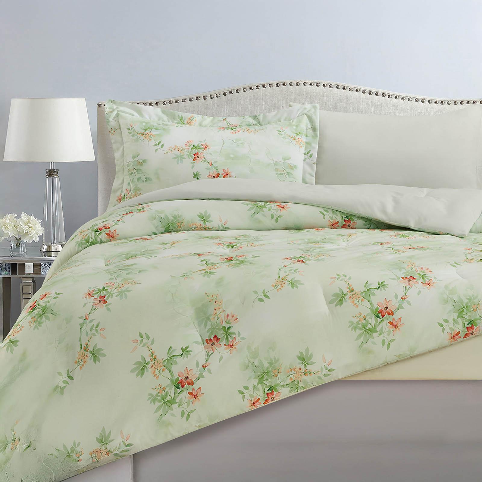 Billy 4-Piece Printed Microfiber Queen Comforter Set - 240x190 cms-household-bedding-comfortersandbedspreads-comforters-image-3