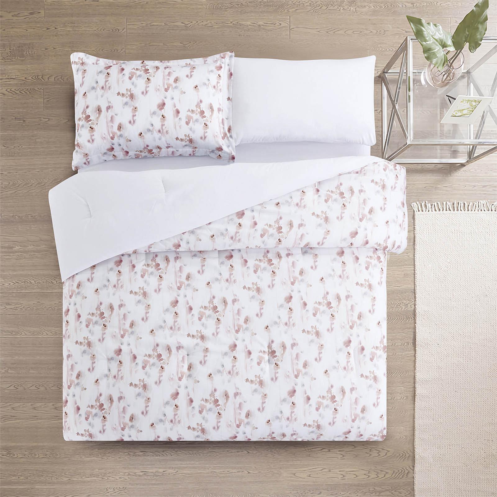 Royce 4-Piece Printed Microfiber Queen Comforter Set - 240x190 cms-household-bedding-comfortersandbedspreads-comforters-image-2