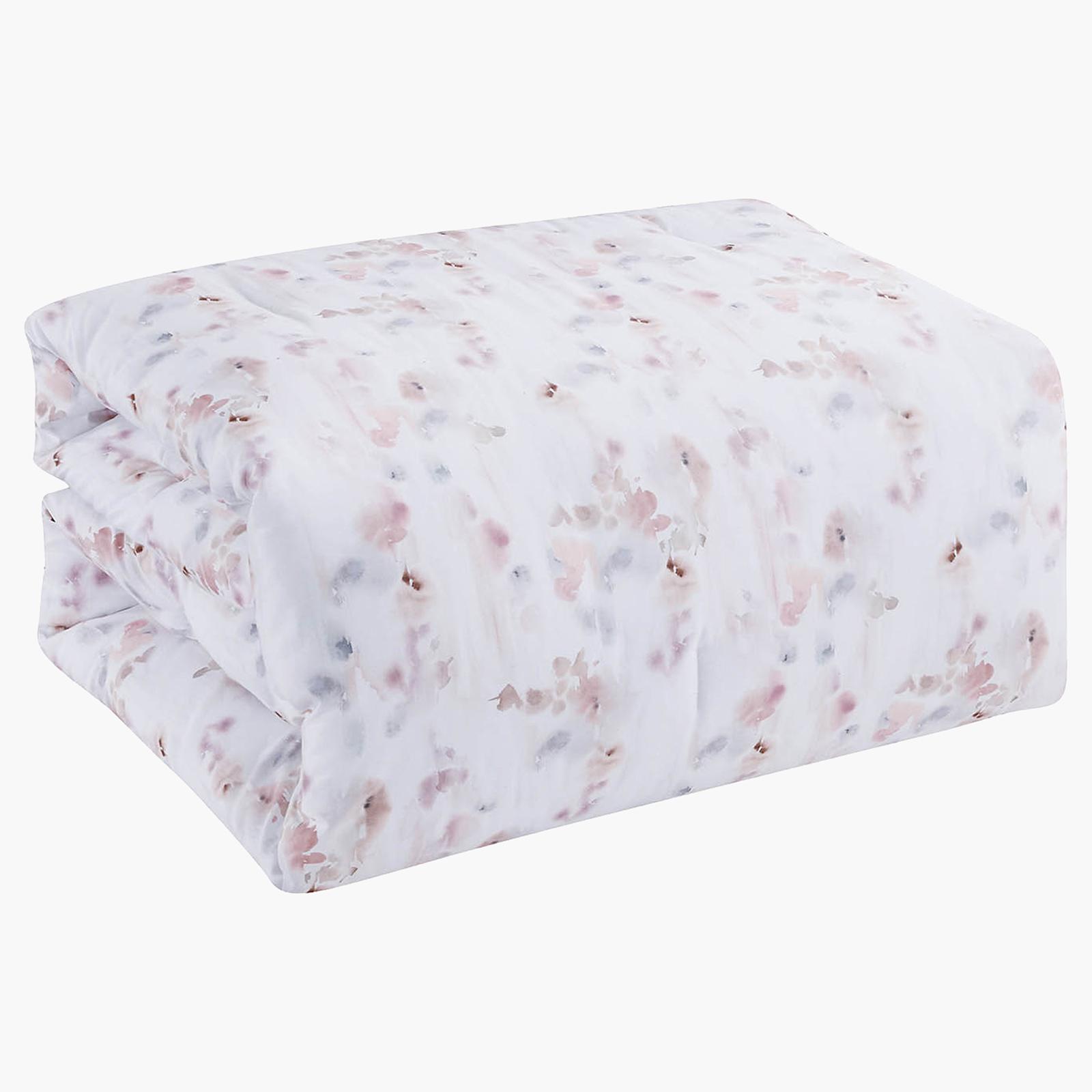 Royce 4-Piece Printed Microfiber Queen Comforter Set - 240x190 cms-household-bedding-comfortersandbedspreads-comforters-image-6