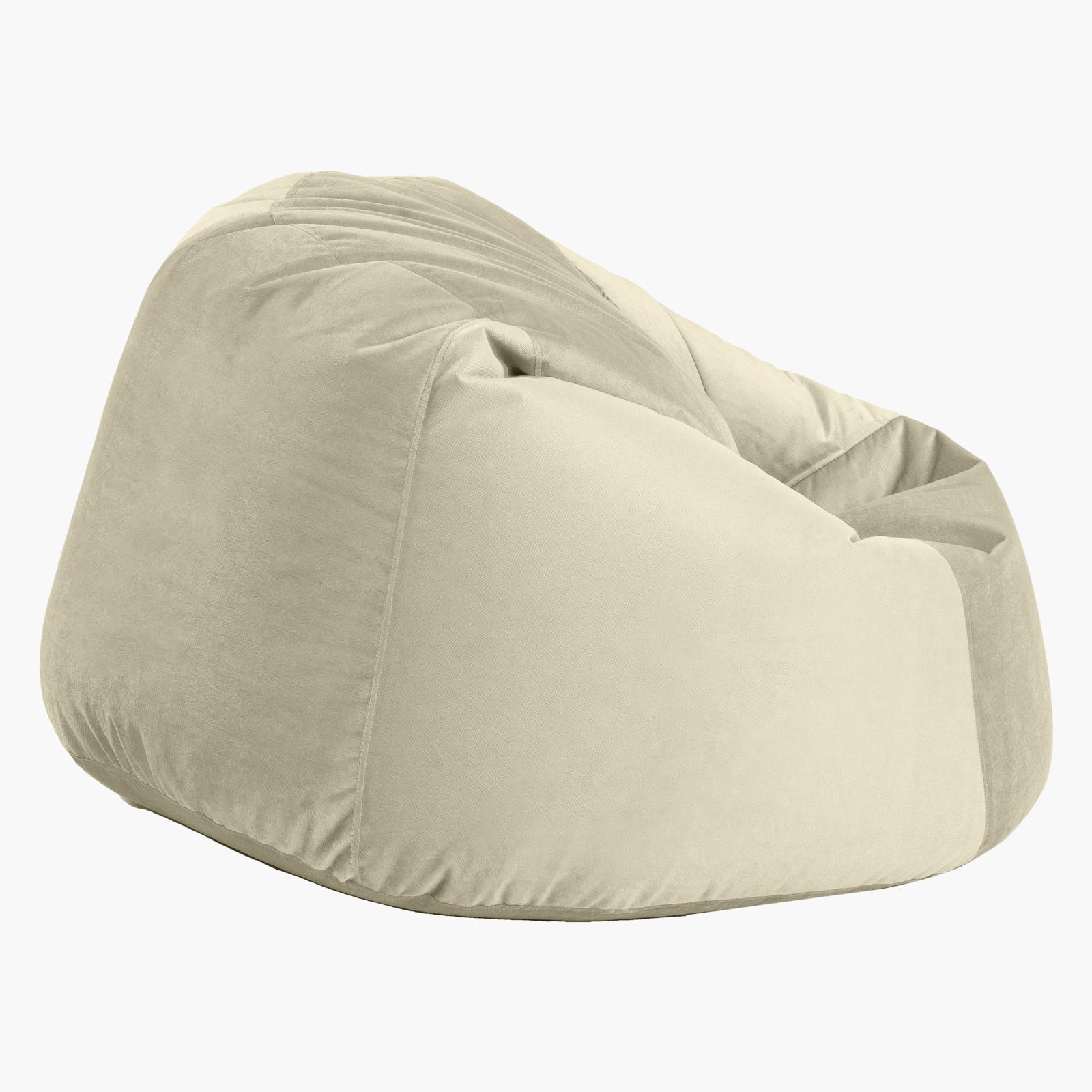 Niklas Velvet Bean Bag Chair - Medium-furniture-sofaandseating-ottomansbeanbagsandpoufs-image-3