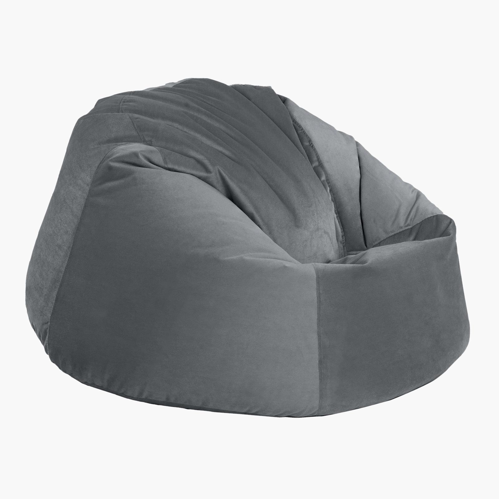 Niklas Velvet Bean Bag Chair - Medium-furniture-sofaandseating-ottomansbeanbagsandpoufs-image-2