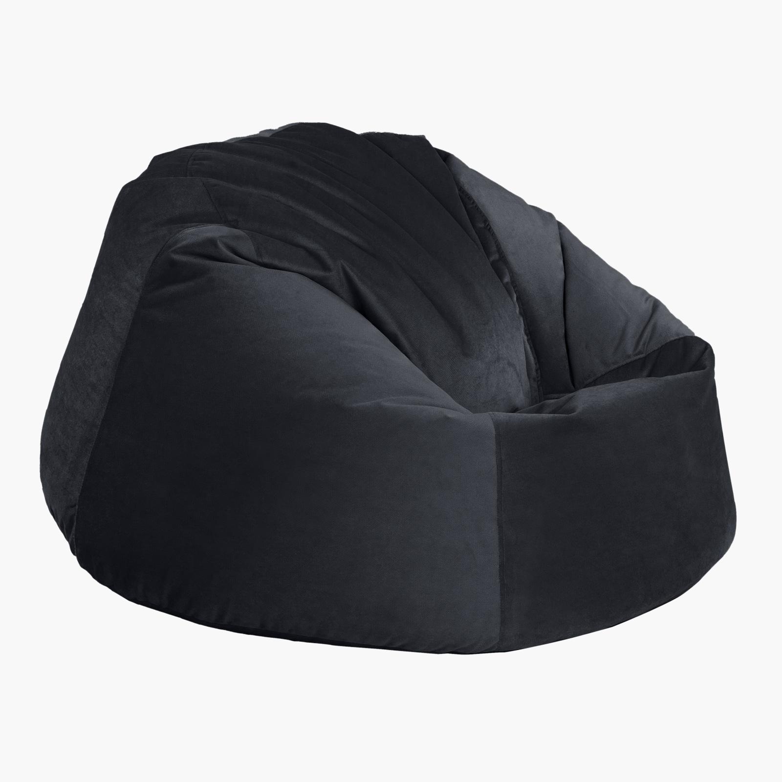 Niklas Velvet Bean Bag Chair - Medium-furniture-sofaandseating-ottomansbeanbagsandpoufs-image-2