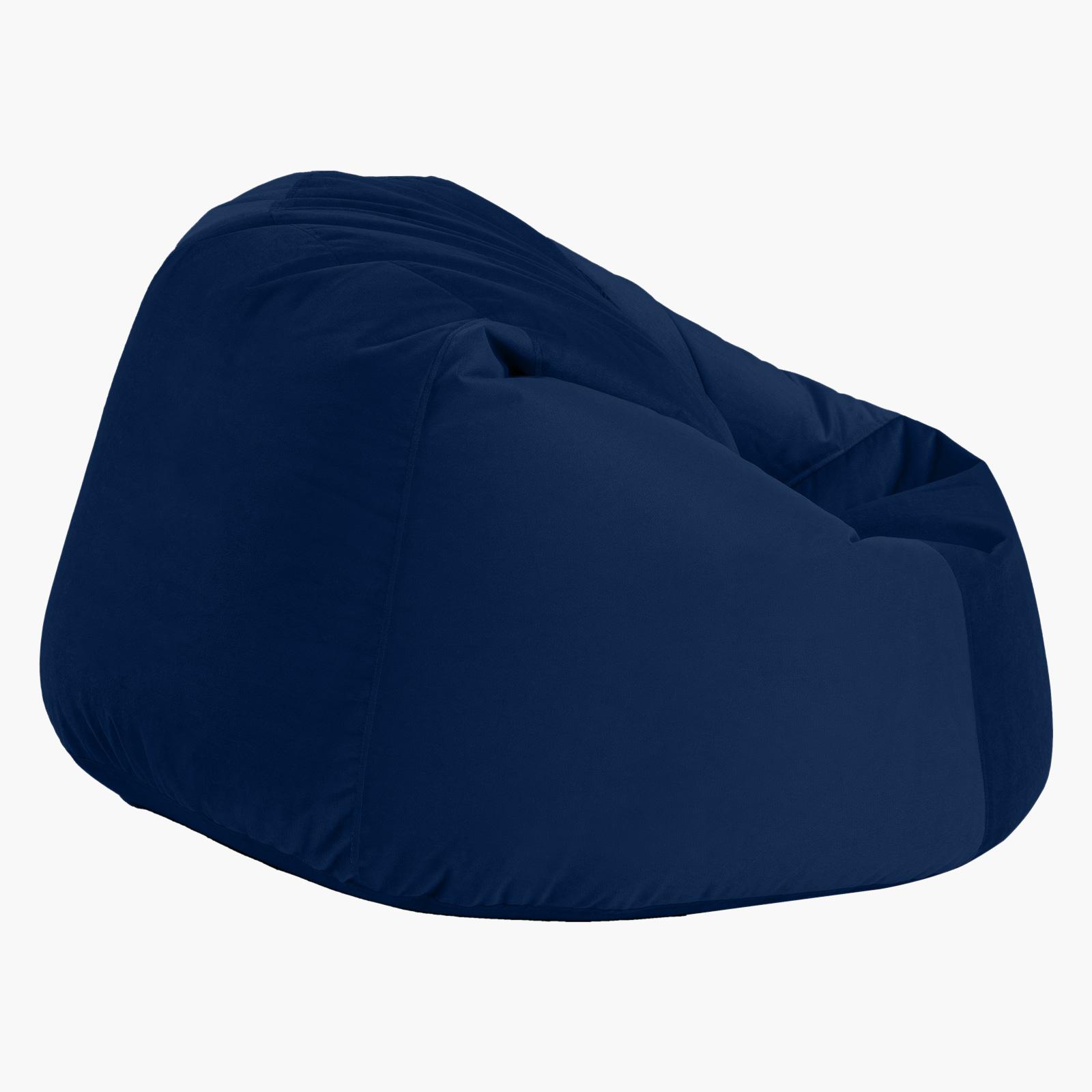 Niklas Solid Bean Bag Chair - 110x67 cms-furniture-sofaandseating-ottomansbeanbagsandpoufs-image-3
