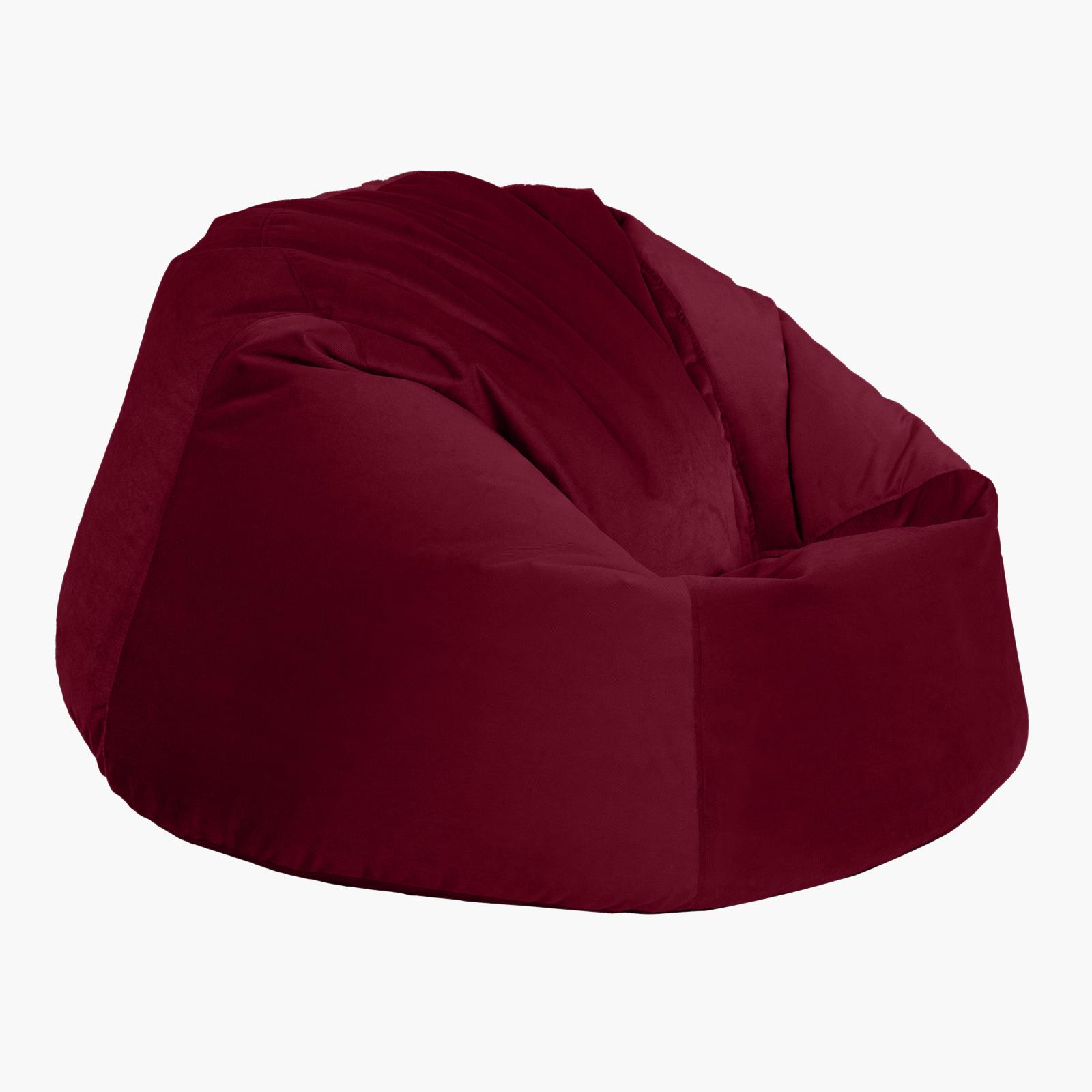 Niklas Velvet Bean Bag Chair - 110x67 cms-furniture-sofaandseating-ottomansbeanbagsandpoufs-image-2
