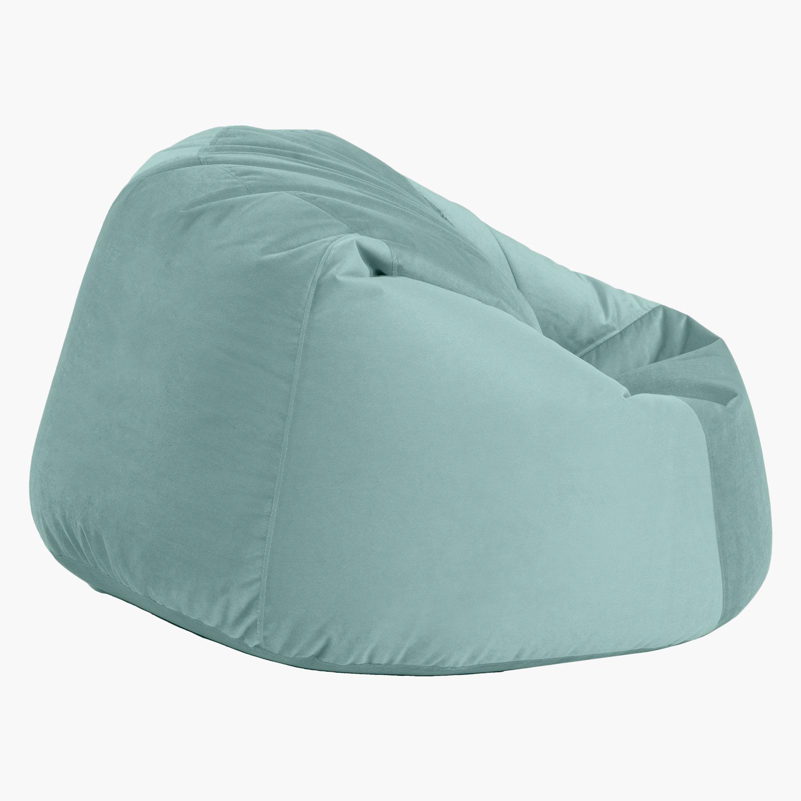 Niklas Velvet Bean Bag Chair - 120x70 cms-furniture-sofaandseating-ottomansbeanbagsandpoufs-image-3