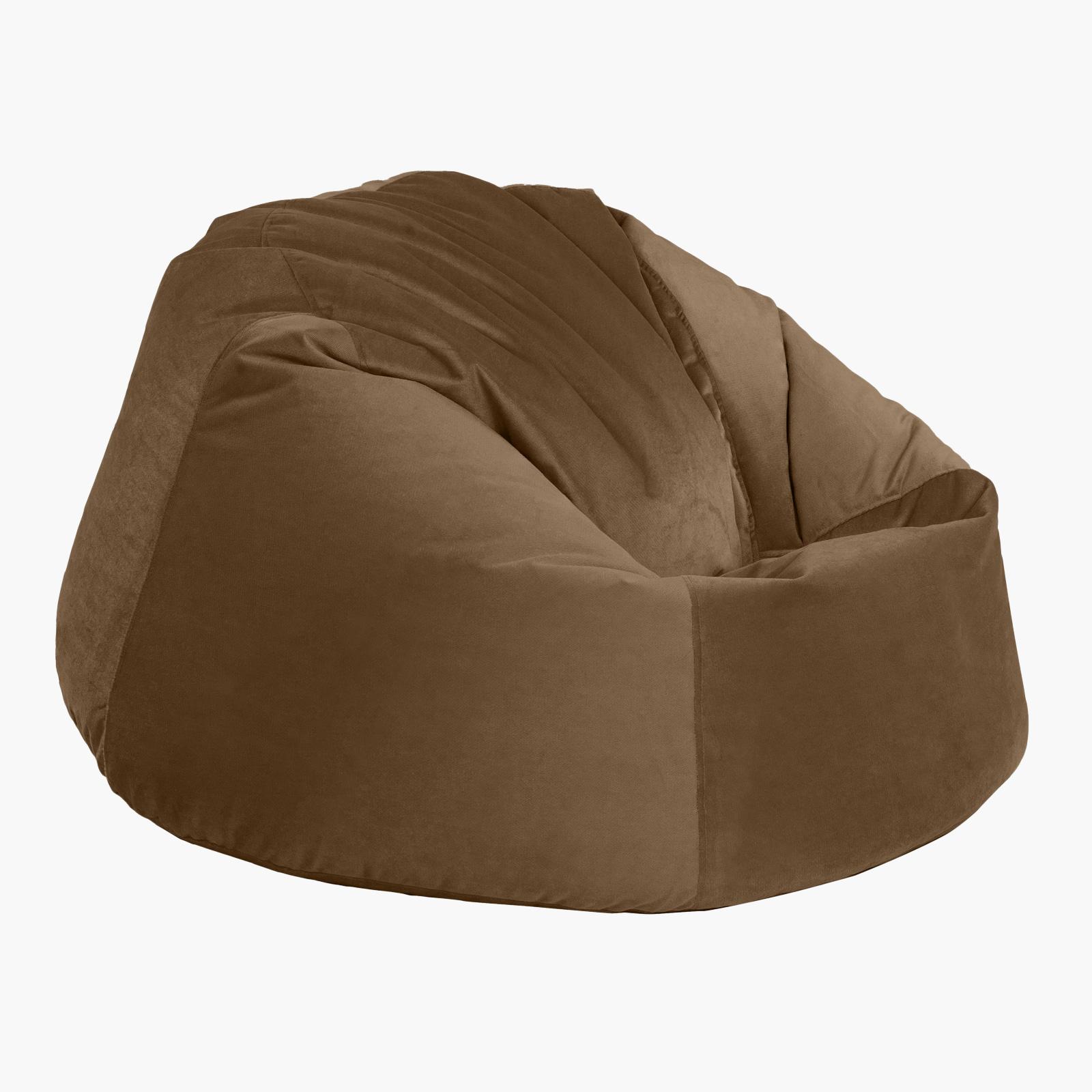 Niklas Velvet Bean Bag Chair - 120x70 cms-furniture-sofaandseating-ottomansbeanbagsandpoufs-image-2