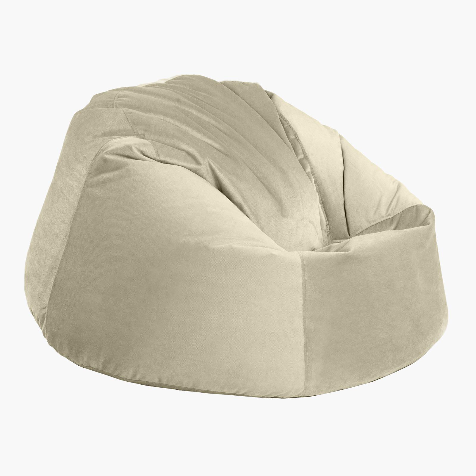 Niklas Velvet Bean Bag Chair - 120x70 cms-furniture-sofaandseating-ottomansbeanbagsandpoufs-image-2